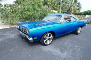 1969 Blue Fire Iridescent Plymouth Road Runner