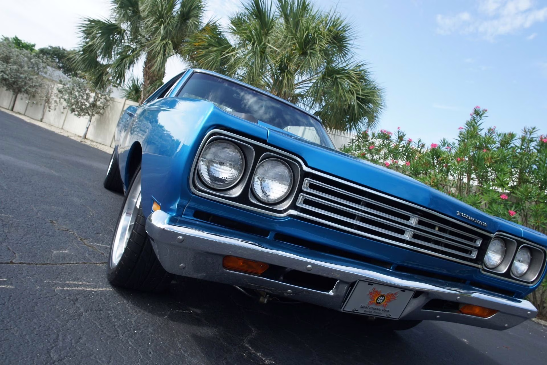 1969 Blue Fire Iridescent Plymouth Road Runner