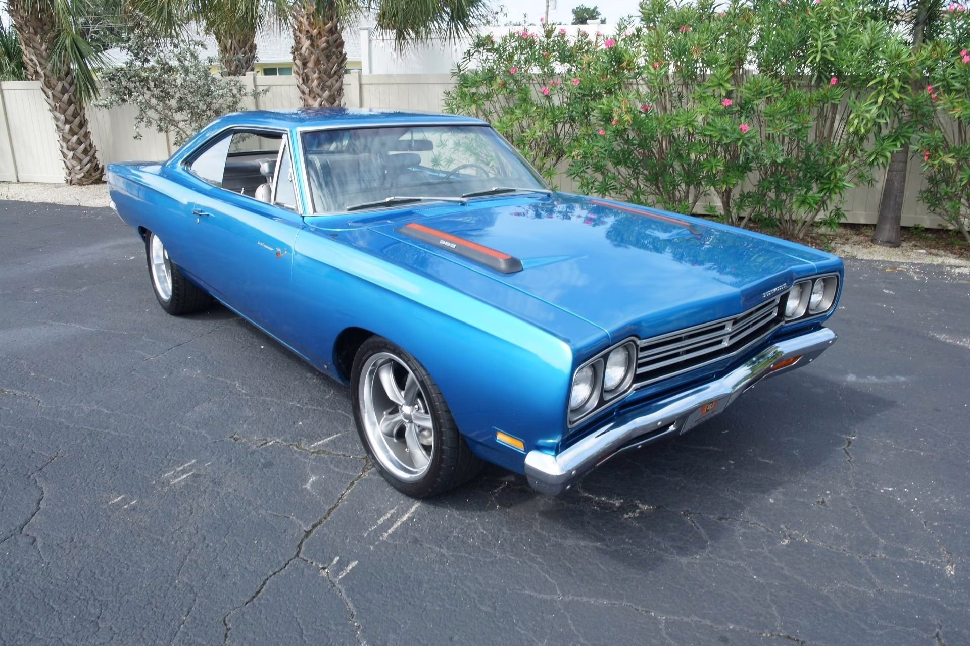 1969 Blue Fire Iridescent Plymouth Road Runner