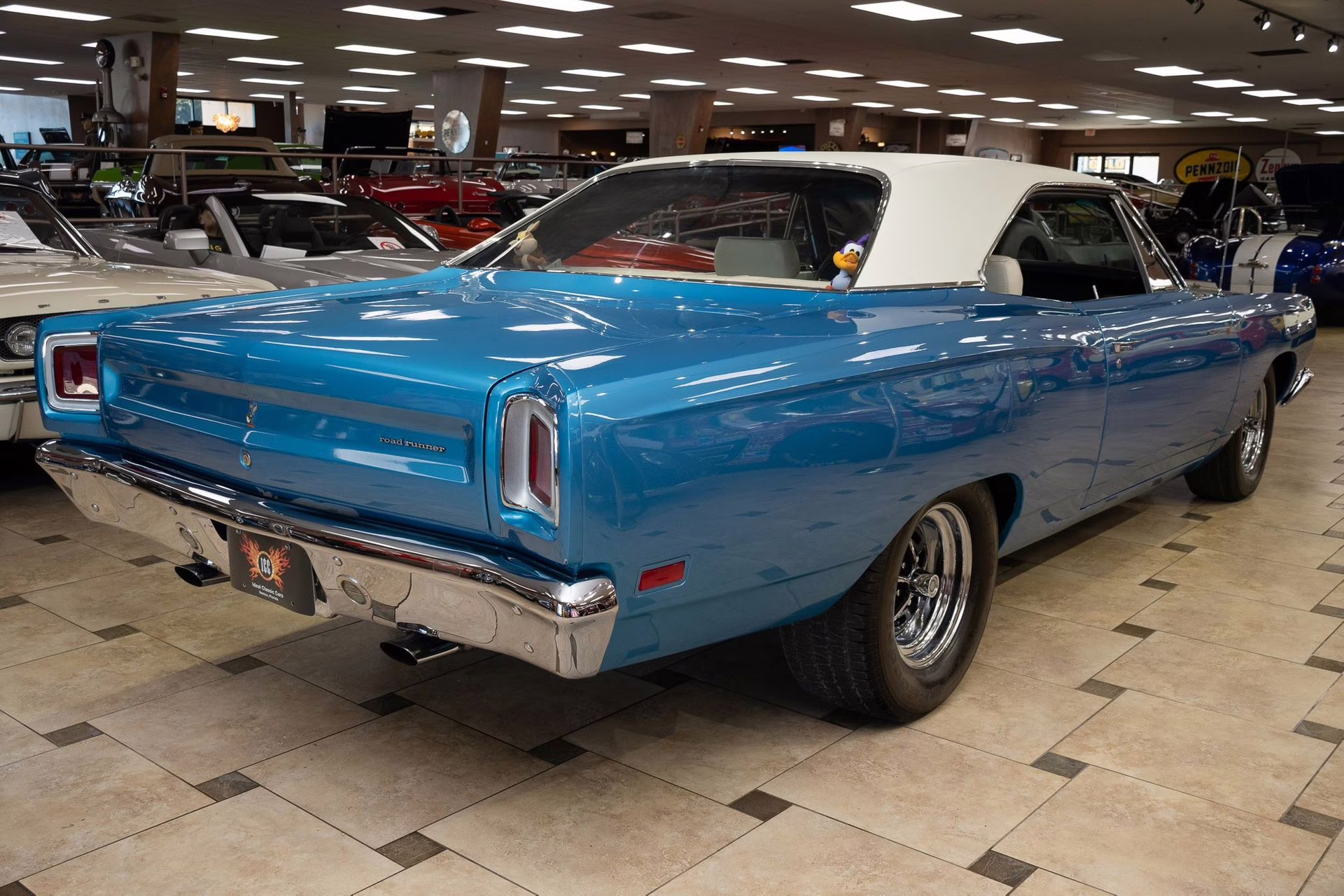 1969 B5 Blue Fire Metallic Plymouth Road Runner