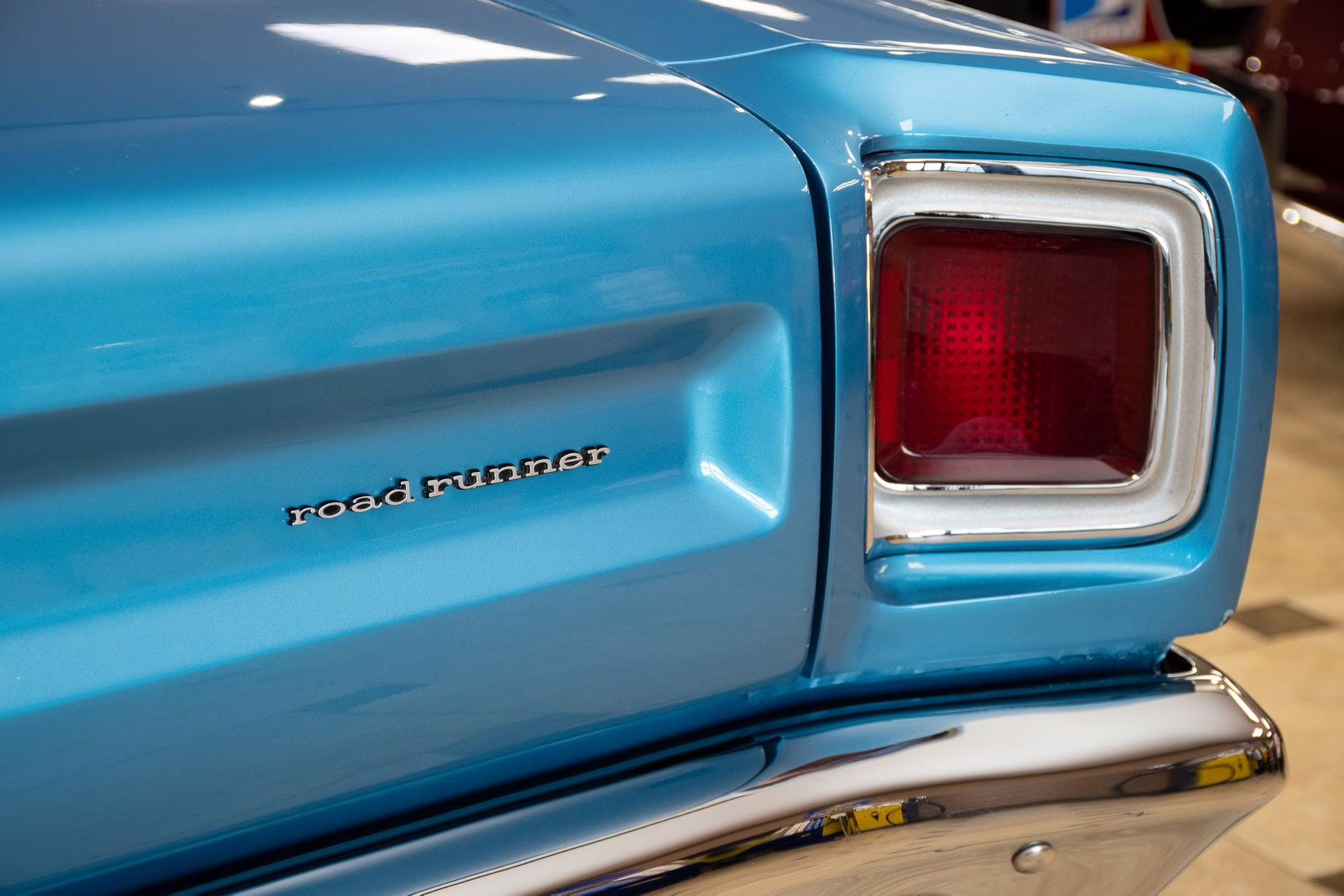 1969 B5 Blue Fire Metallic Plymouth Road Runner