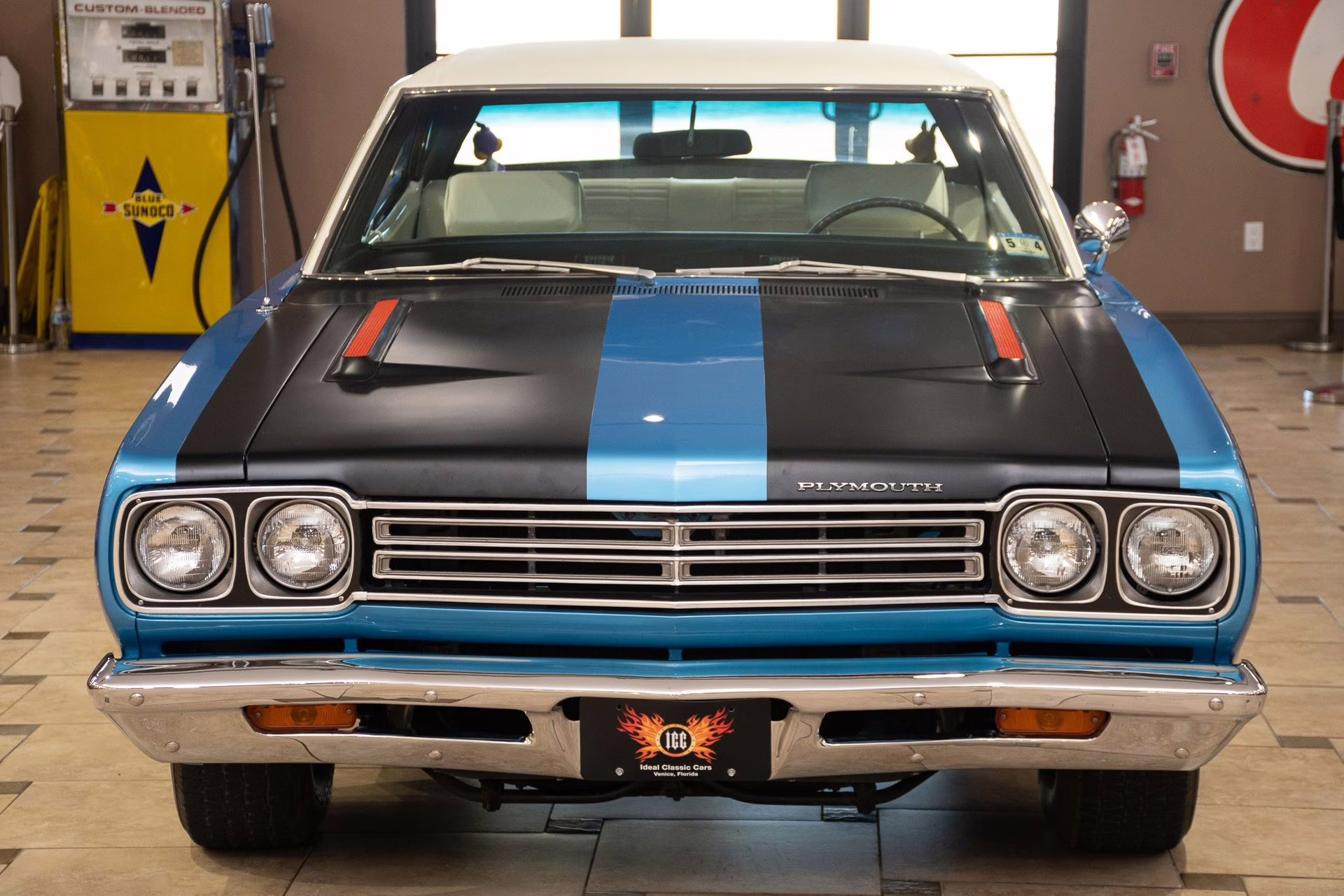 1969 B5 Blue Fire Metallic Plymouth Road Runner
