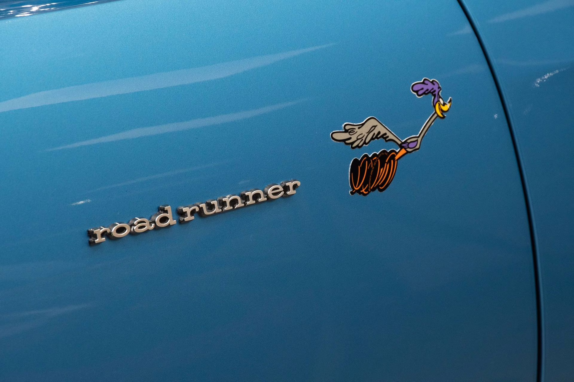 1969 B5 Blue Fire Metallic Plymouth Road Runner