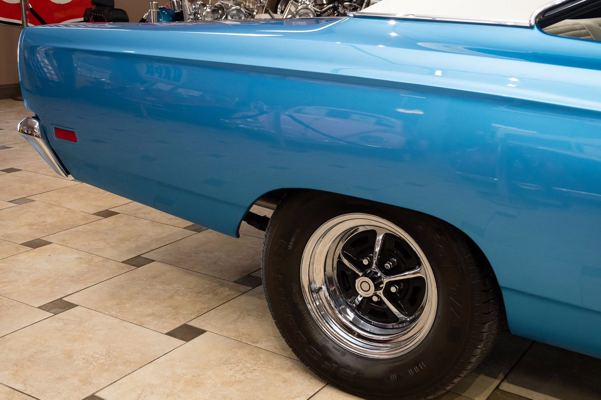 1969 B5 Blue Fire Metallic Plymouth Road Runner