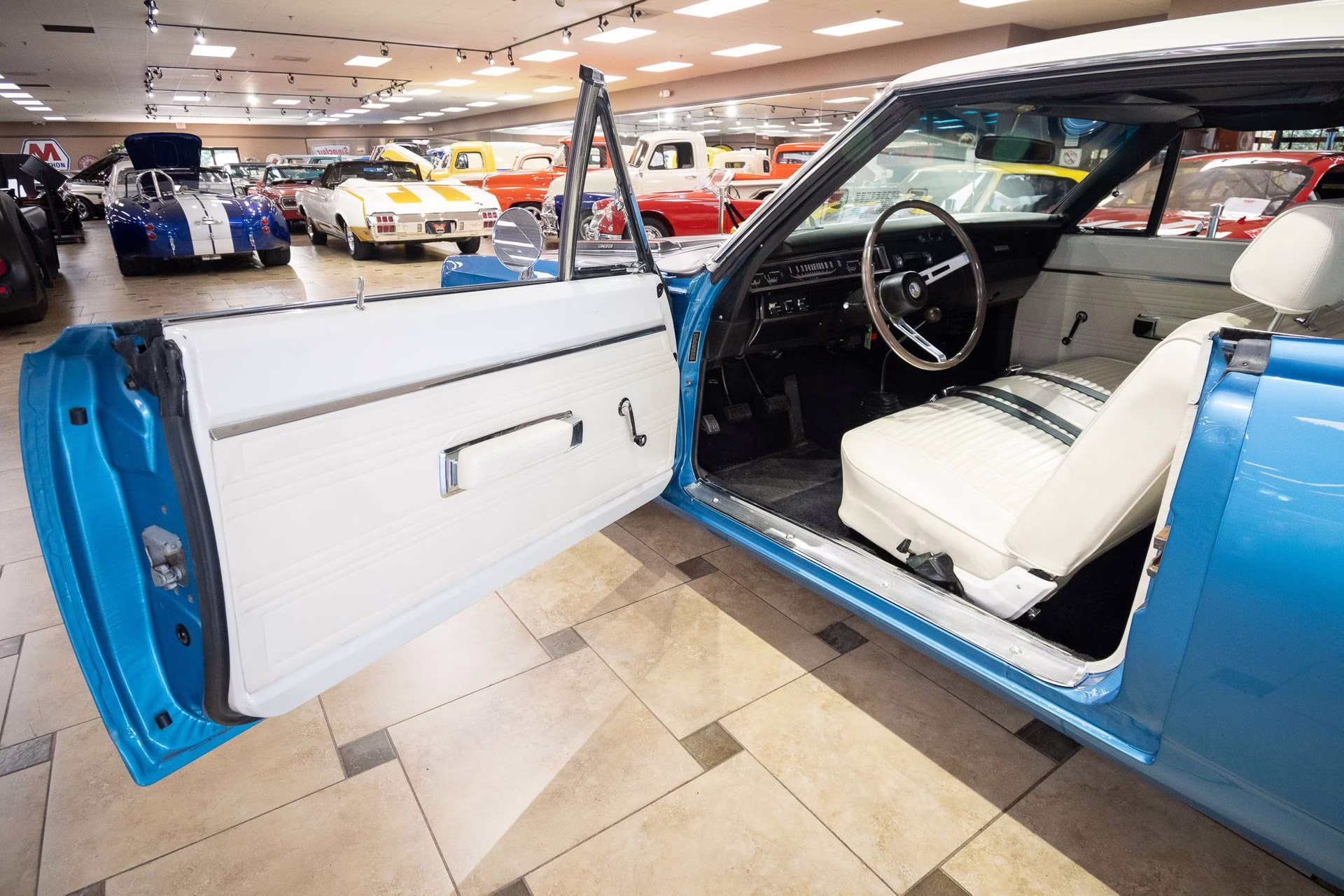 1969 B5 Blue Fire Metallic Plymouth Road Runner