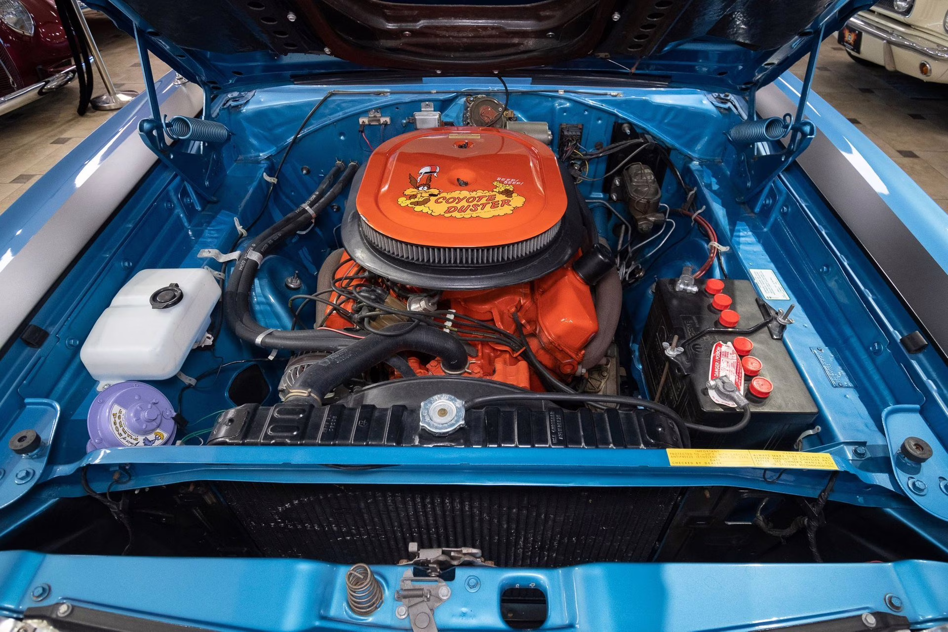 1969 B5 Blue Fire Metallic Plymouth Road Runner