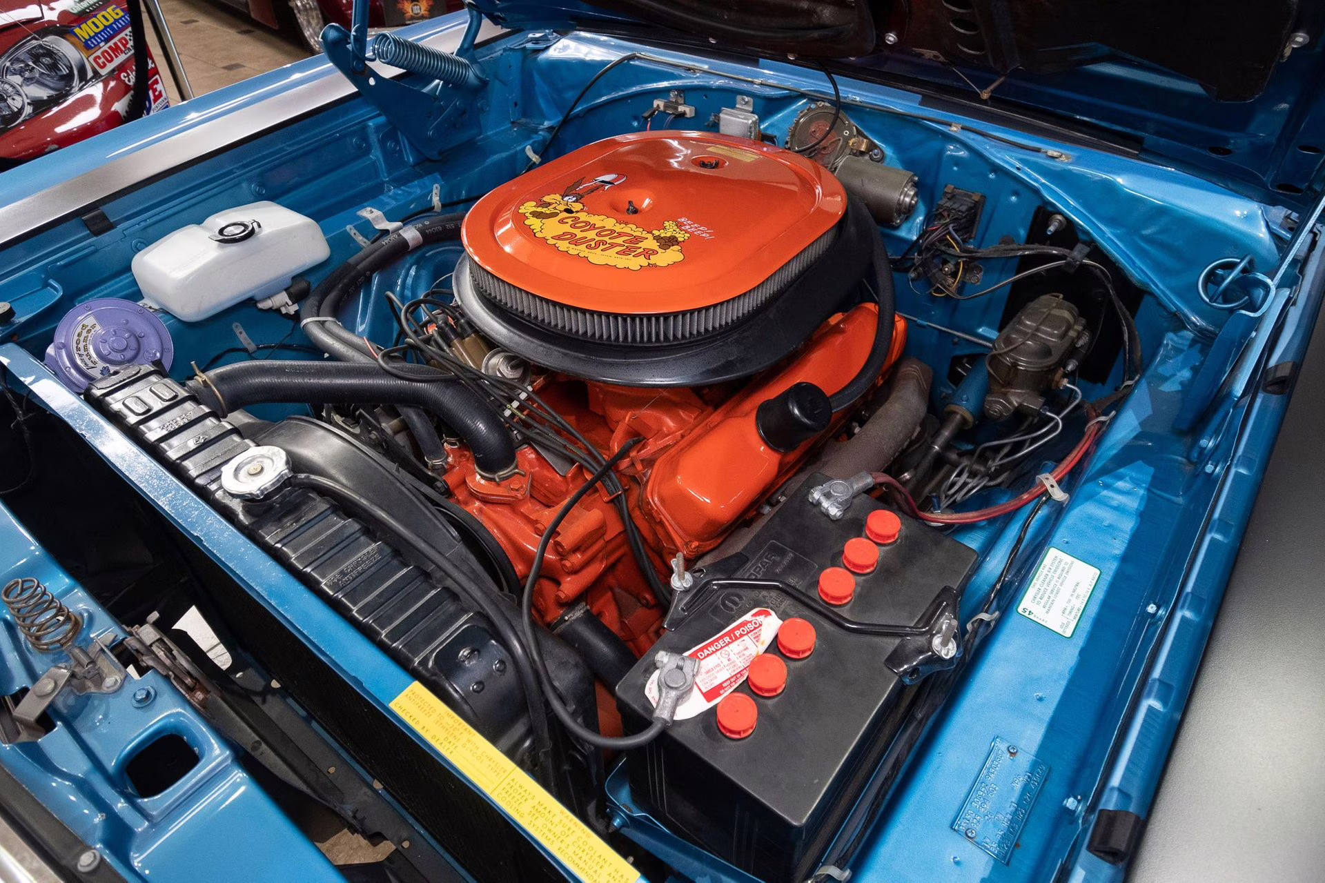 1969 B5 Blue Fire Metallic Plymouth Road Runner