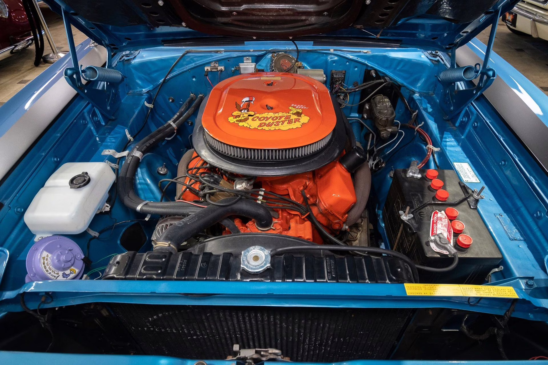 1969 B5 Blue Fire Metallic Plymouth Road Runner