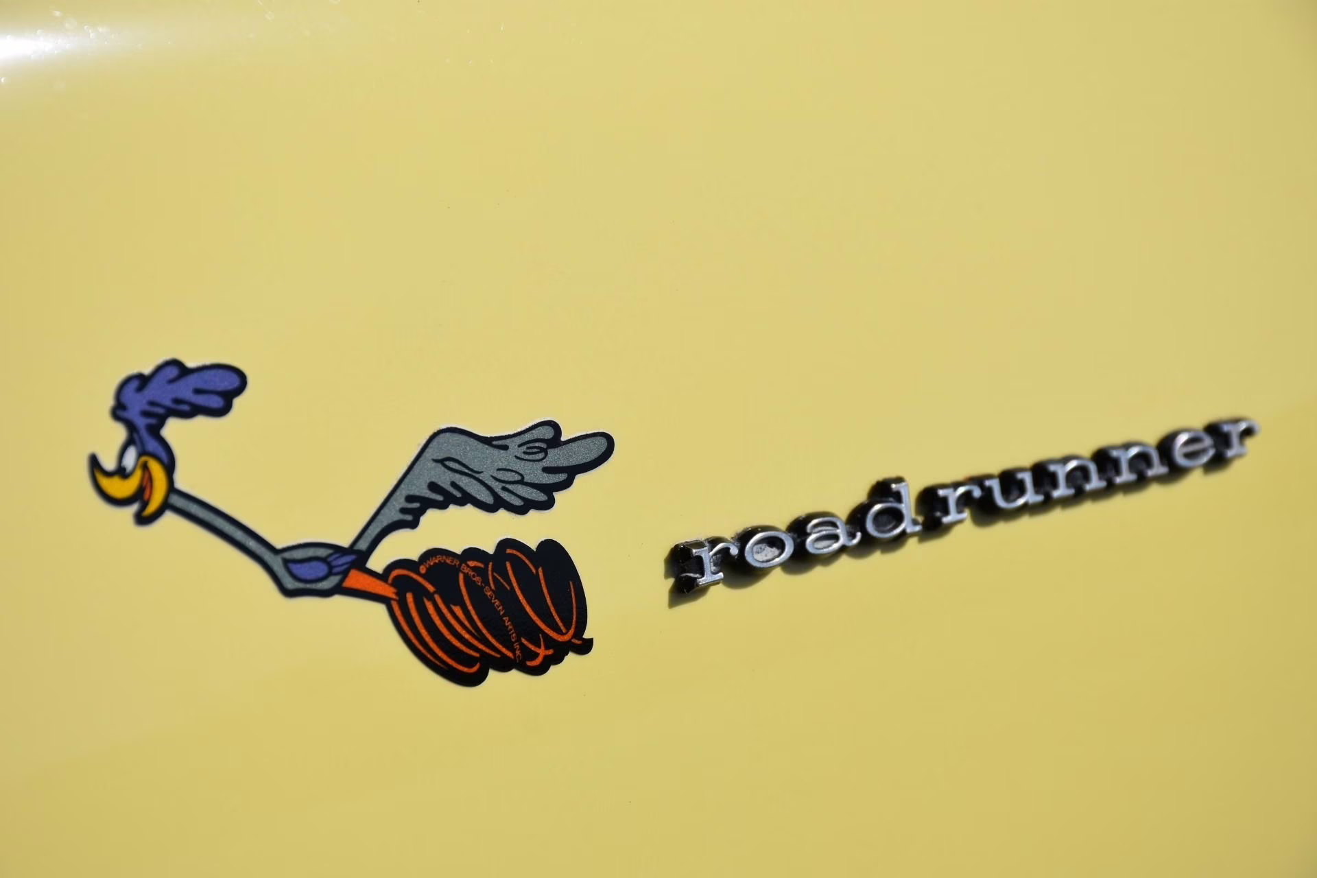 1969 Sunfire Yellow Plymouth Roadrunner