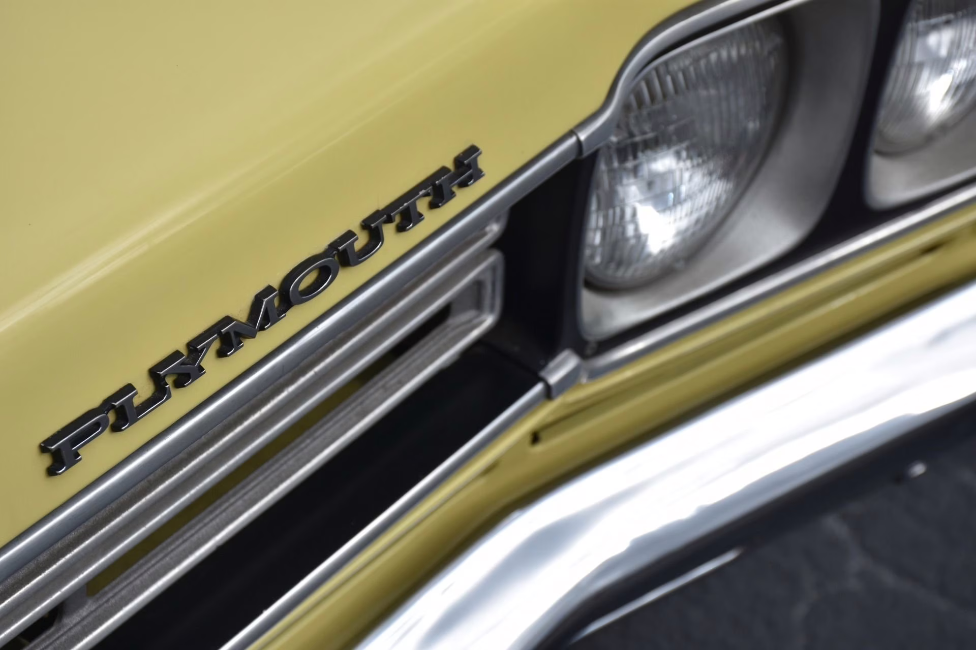 1969 Sunfire Yellow Plymouth Roadrunner