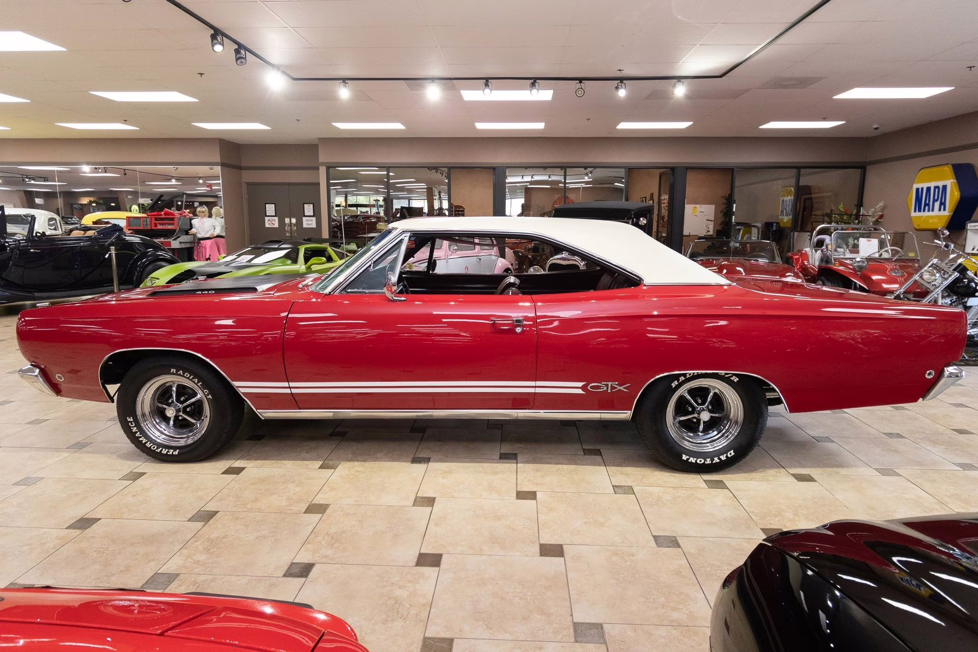 1968 Red Plymouth GTX