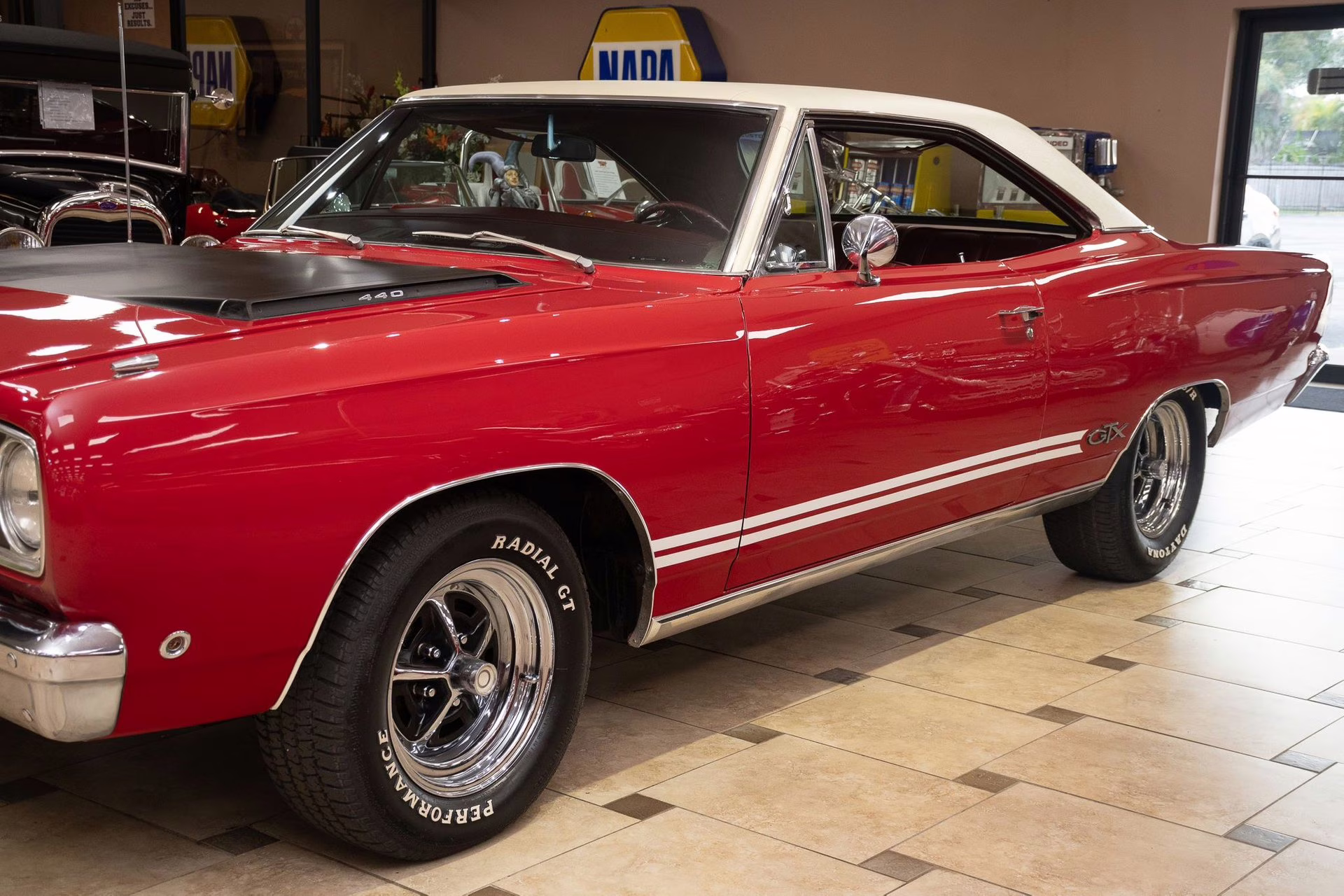 1968 Red Plymouth GTX