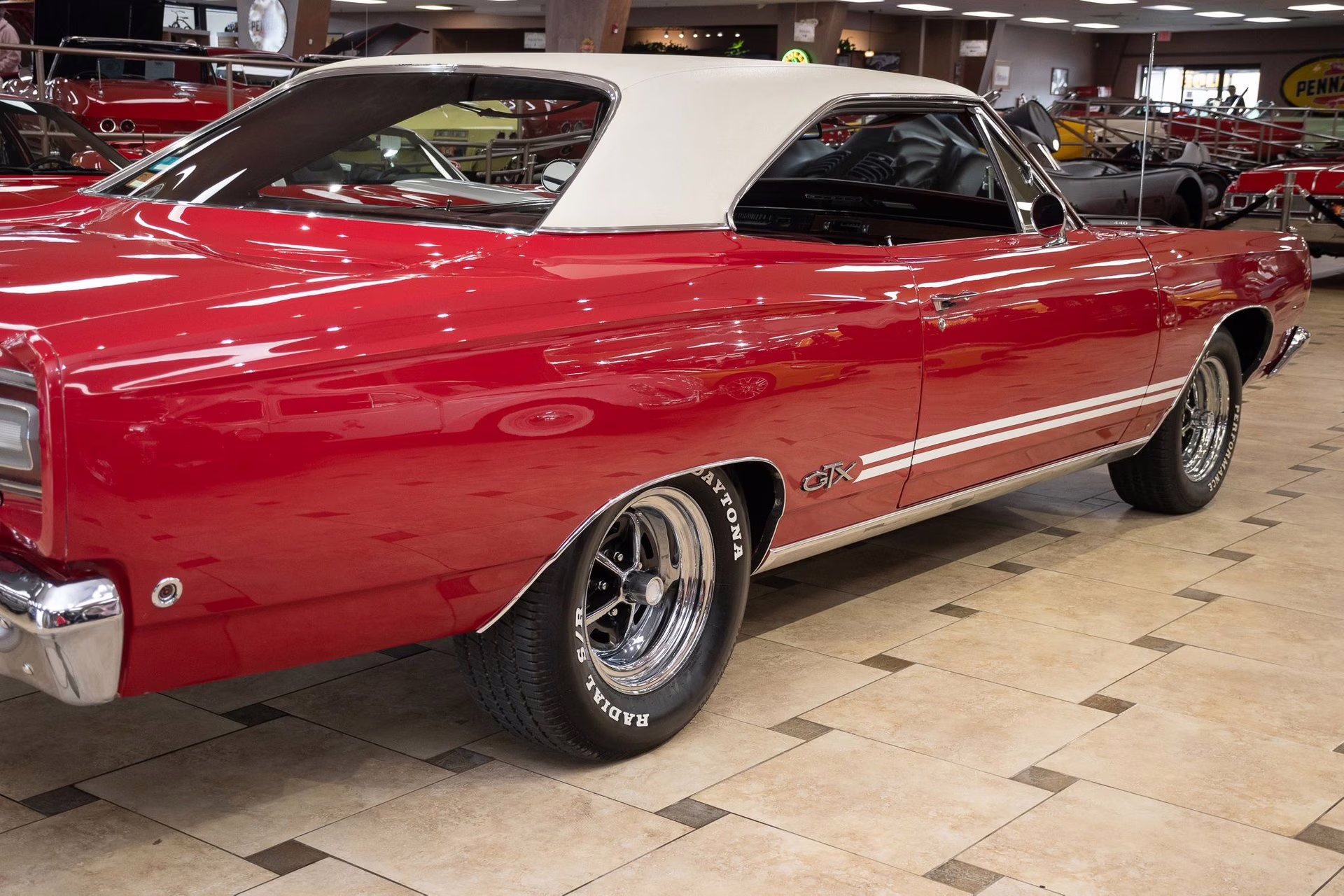 1968 Red Plymouth GTX