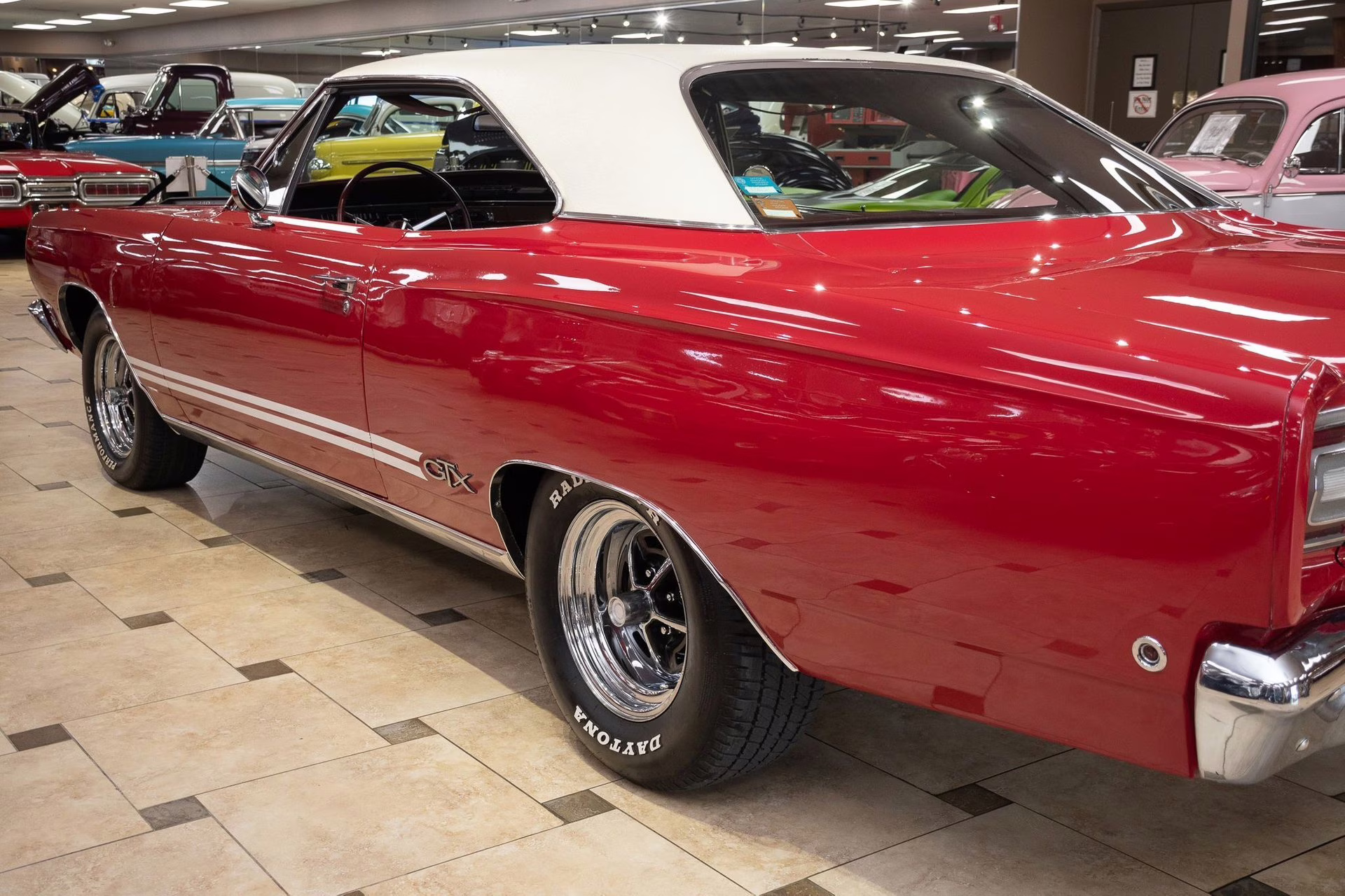 1968 Red Plymouth GTX