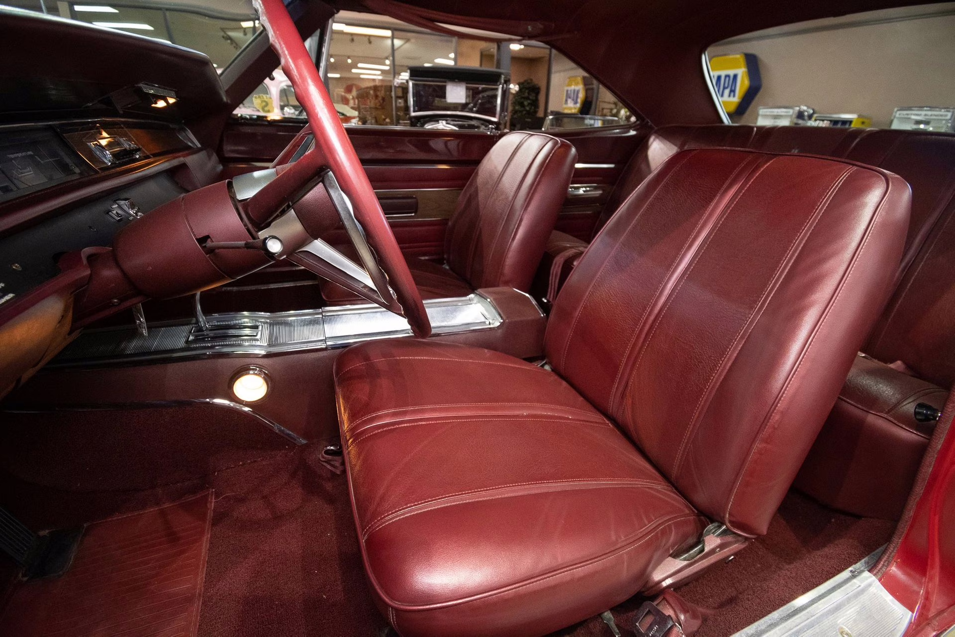 1968 Red Plymouth GTX