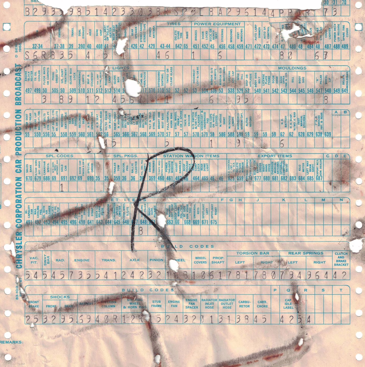 1968 Red Plymouth GTX