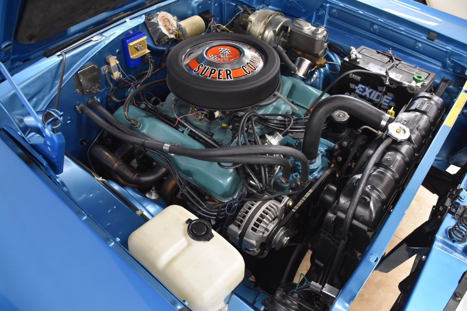 1968 Bright Blue Metallic Plymouth GTX