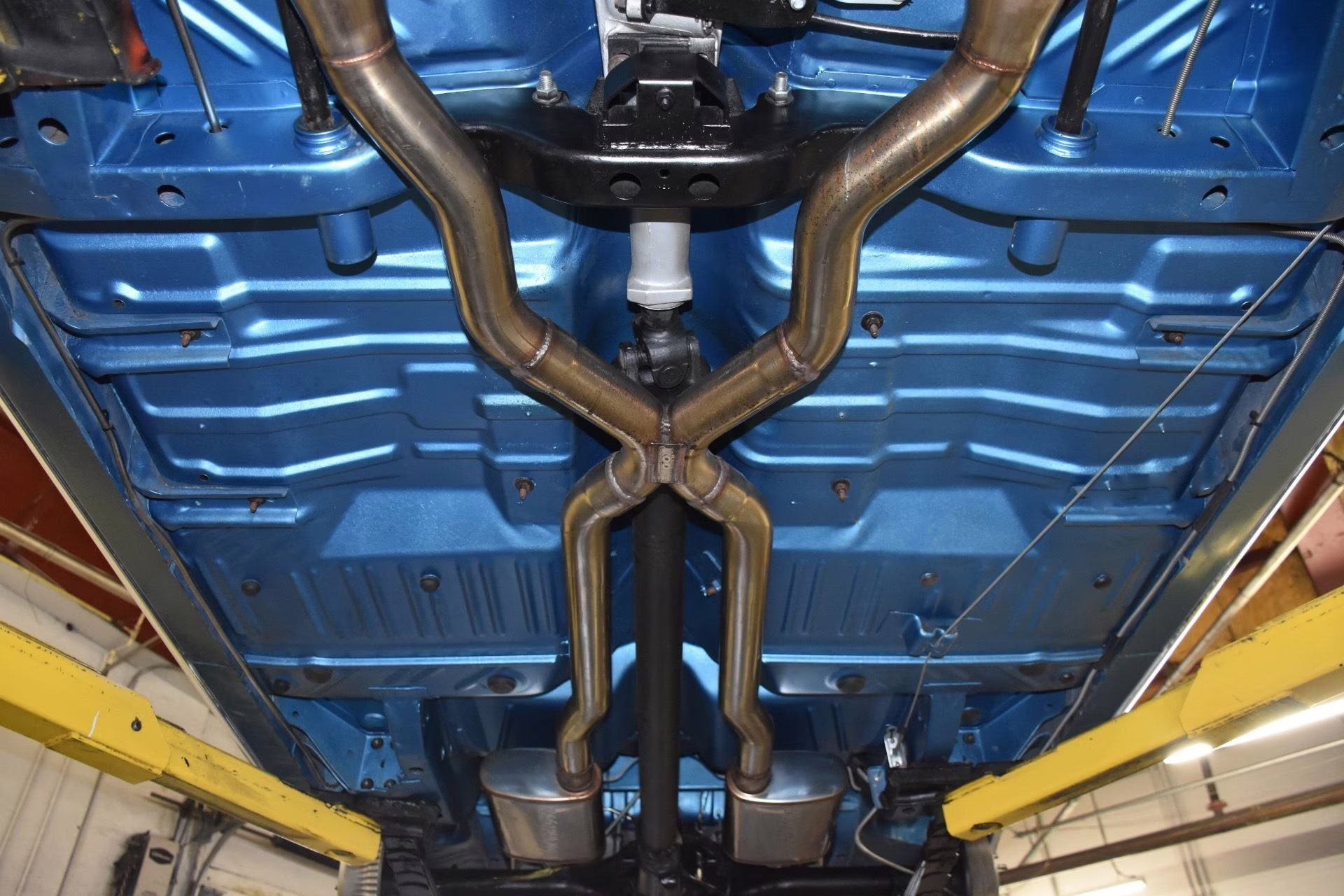 1968 Bright Blue Metallic Plymouth GTX