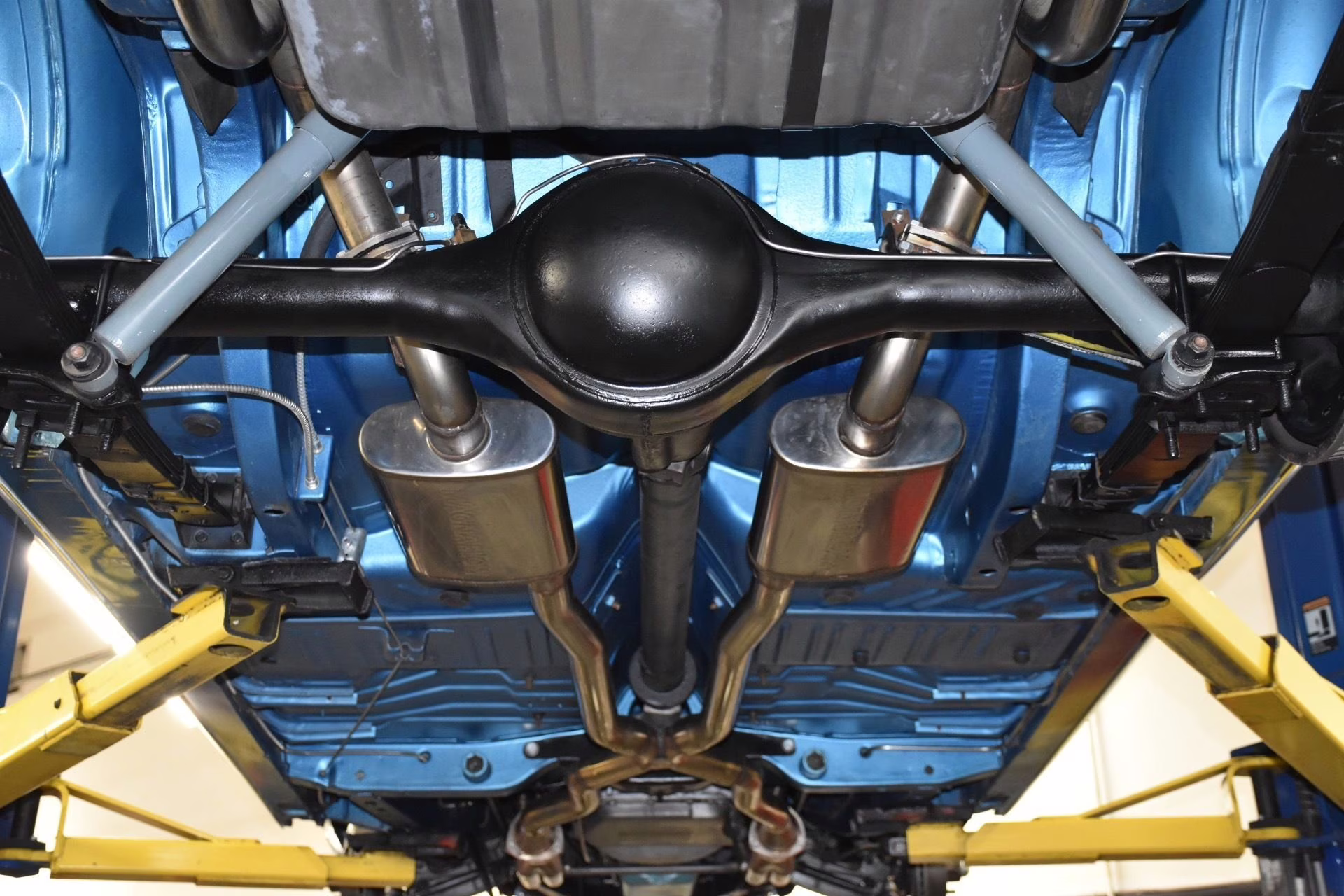 1968 Bright Blue Metallic Plymouth GTX