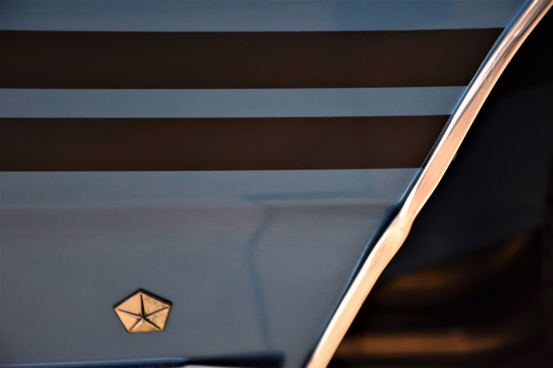 1968 Bright Blue Metallic Plymouth GTX