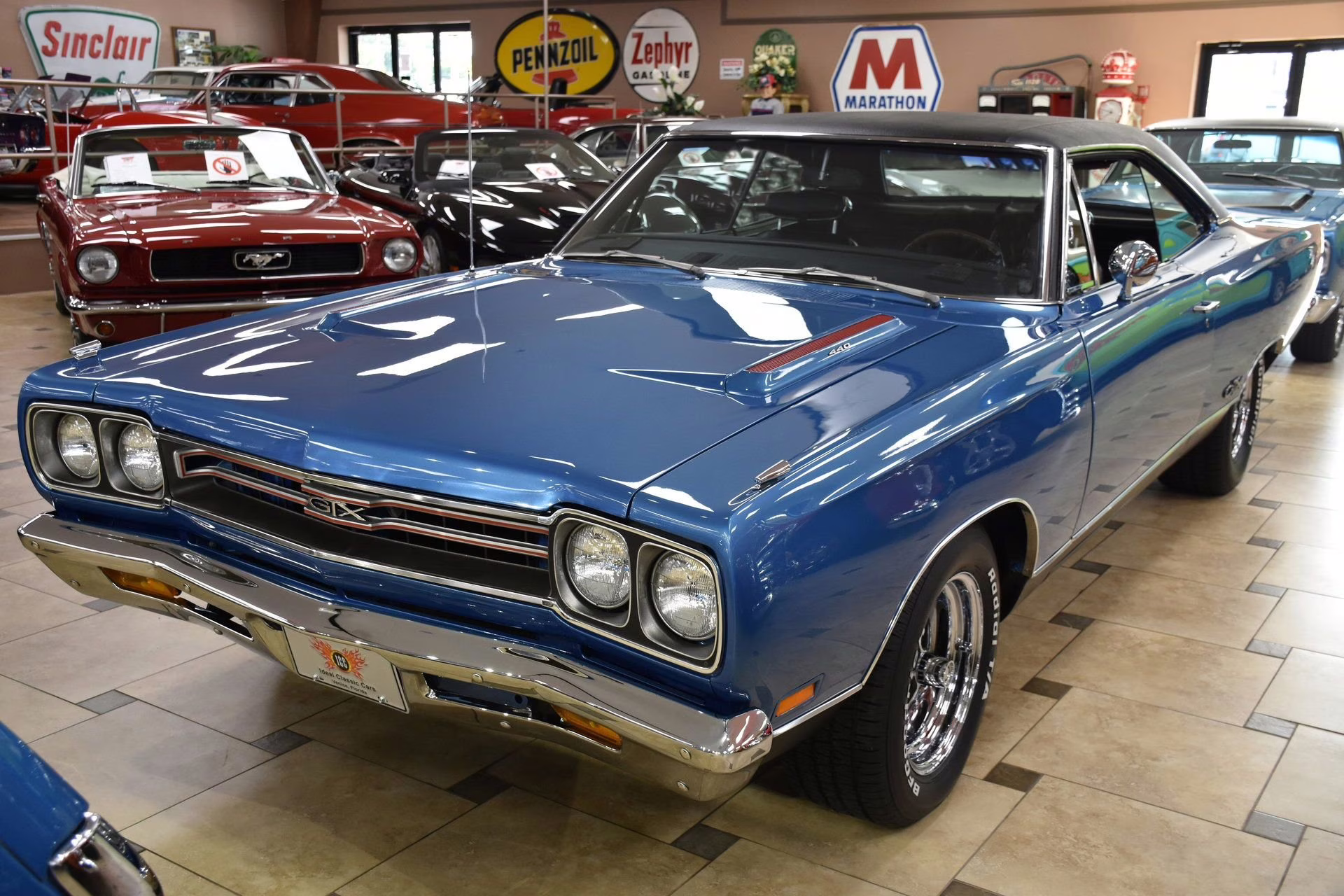 1969 Blue Fire Iridescent Plymouth GTX
