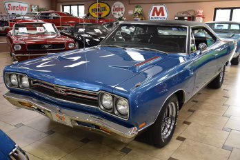1969 Blue Fire Iridescent Plymouth GTX