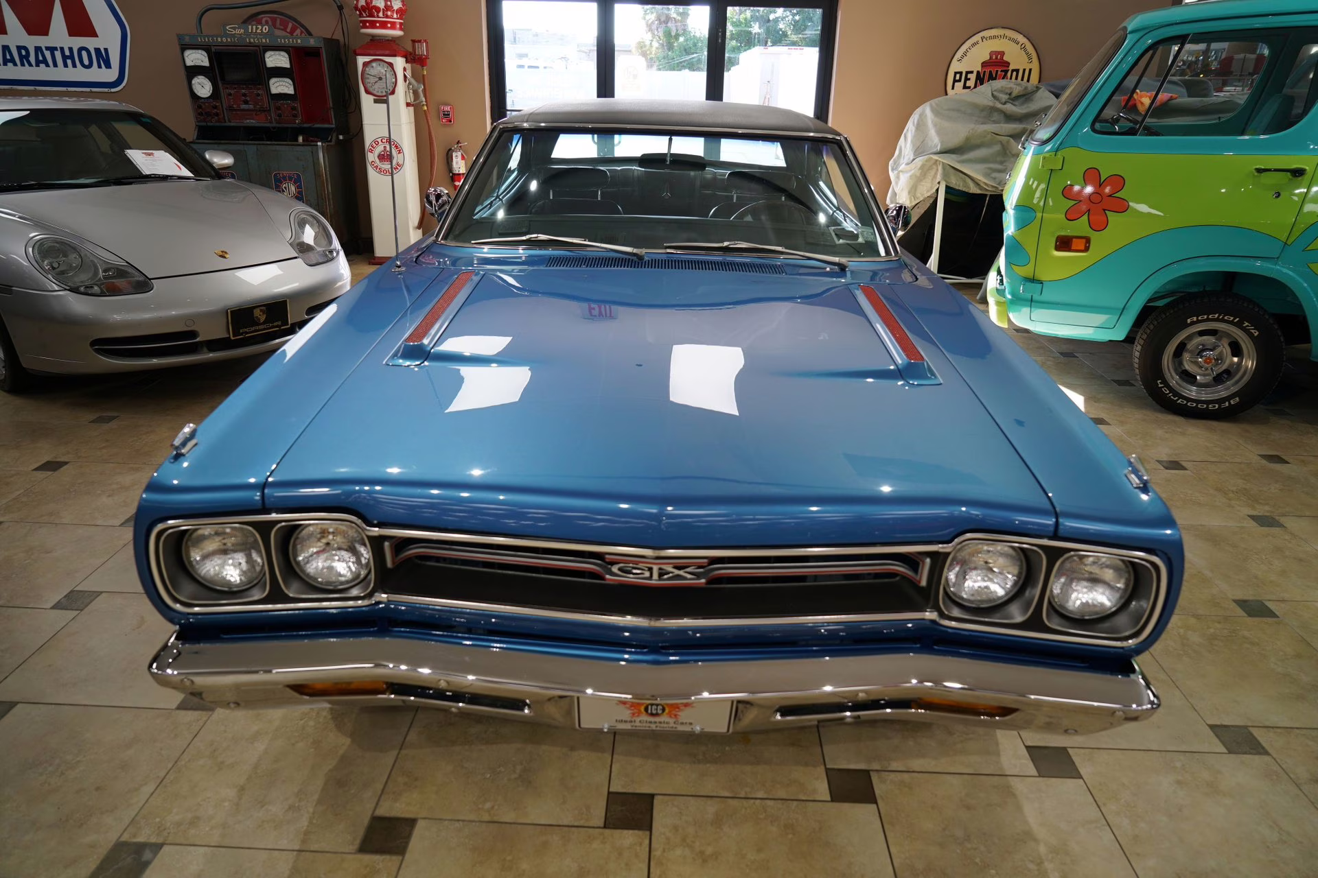 1969 Blue Fire Iridescent Plymouth GTX