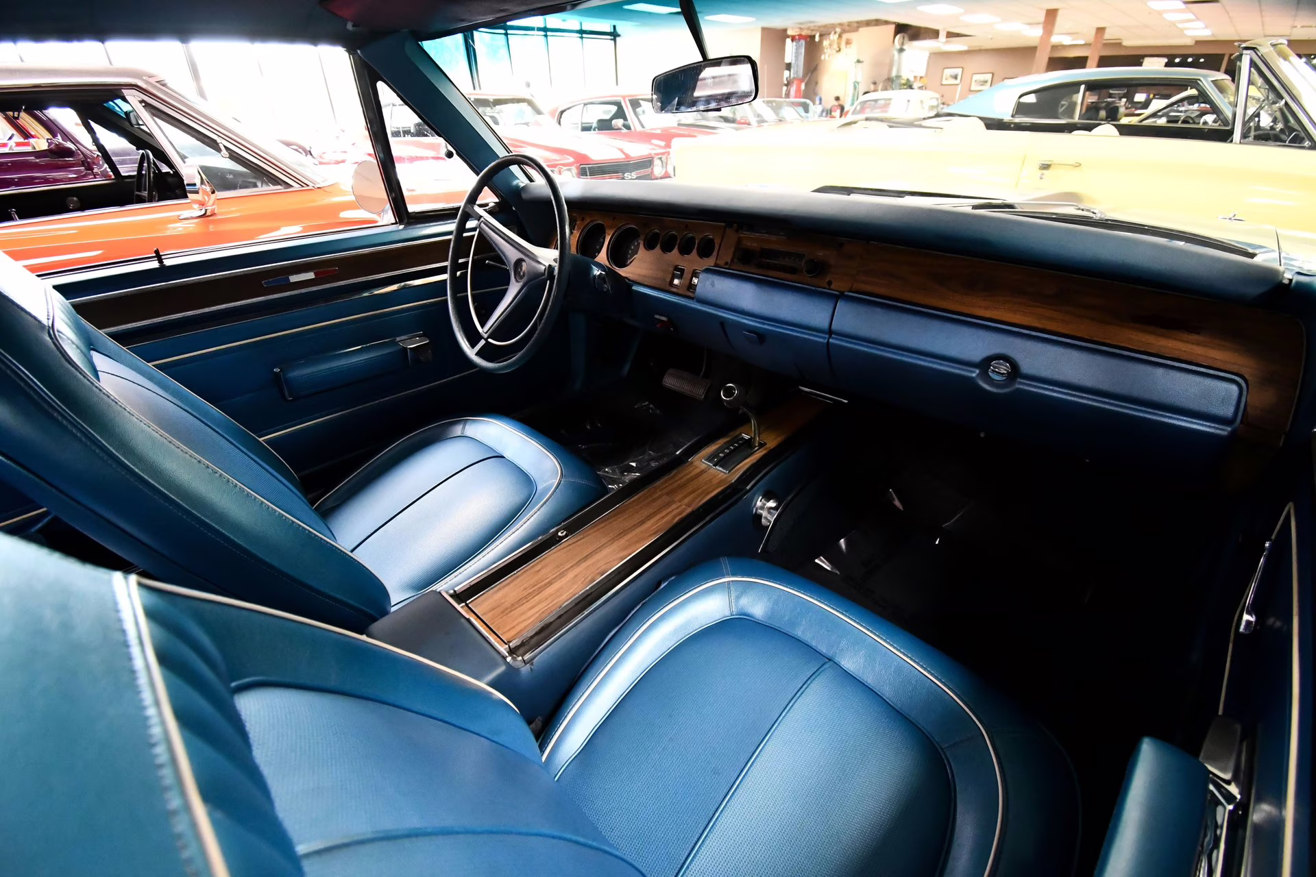 1970 Blue Fire Iridescent Plymouth GTX