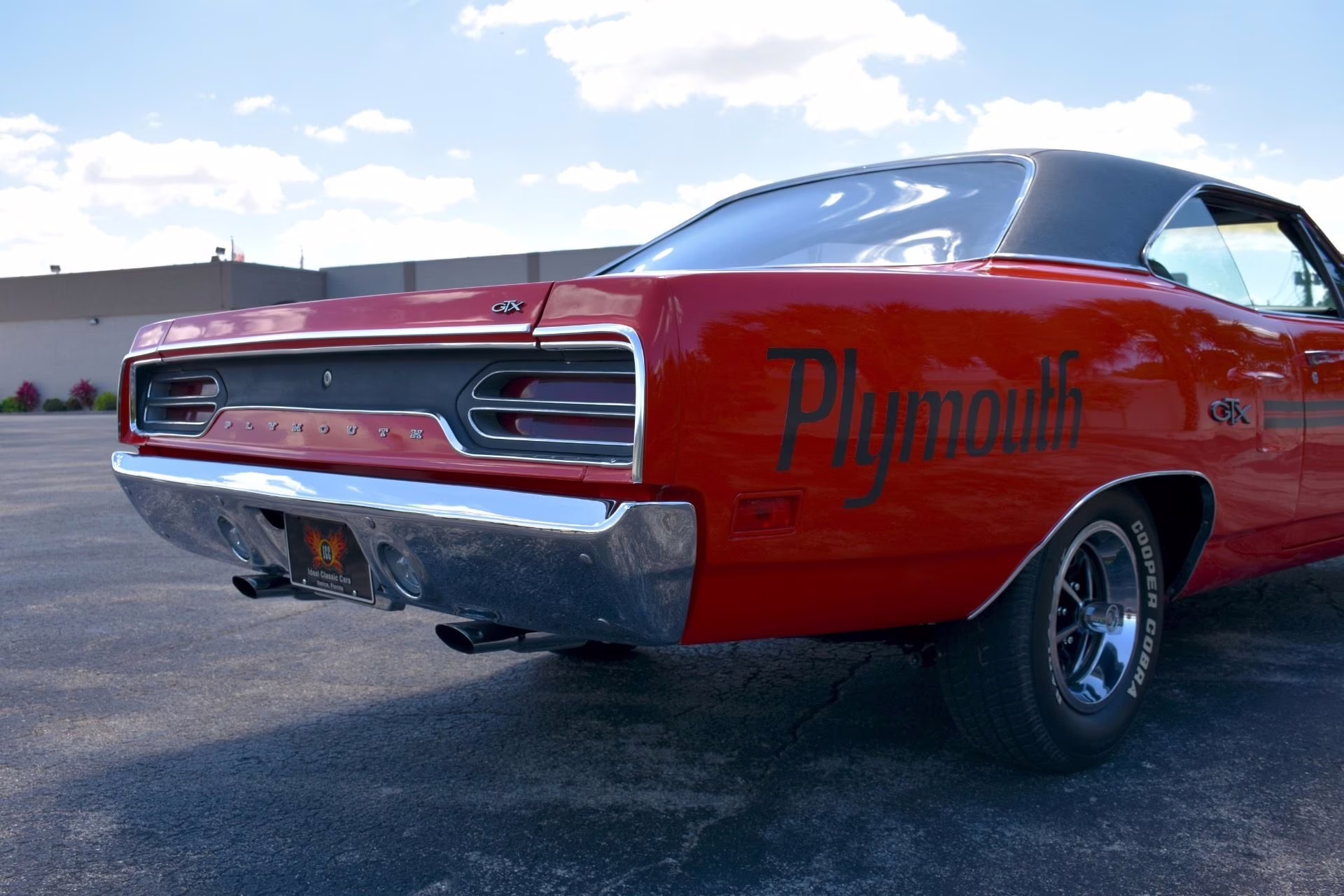 1970 Red Plymouth GTX Coupe
