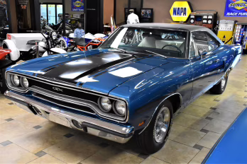 1970 Jamaica Blue Plymouth GTX