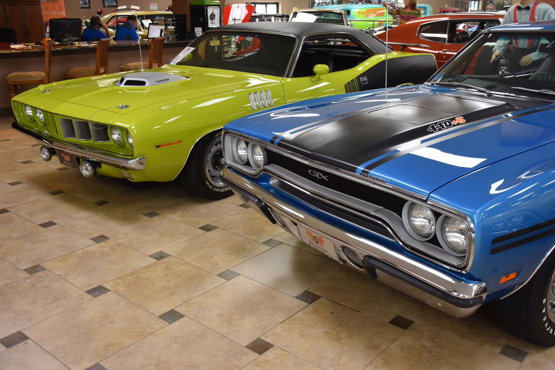 1970 Blue Fire Iridescent Plymouth GTX