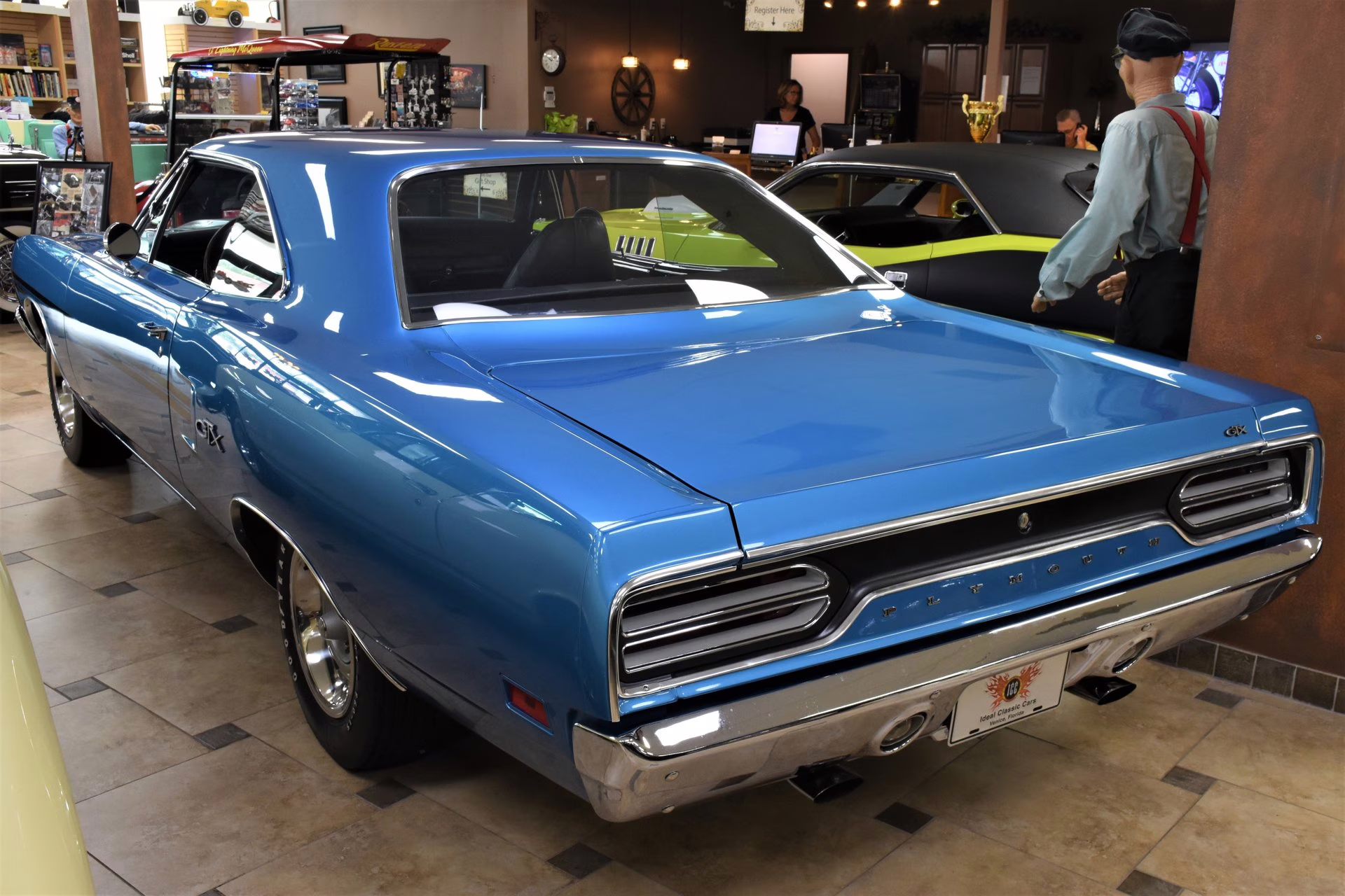 1970 Blue Fire Iridescent Plymouth GTX
