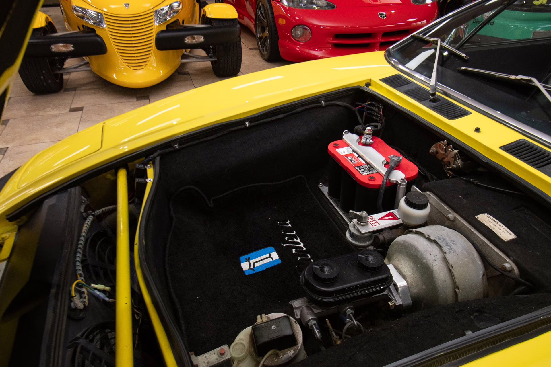 1974 Yellow De Tomaso Pantera