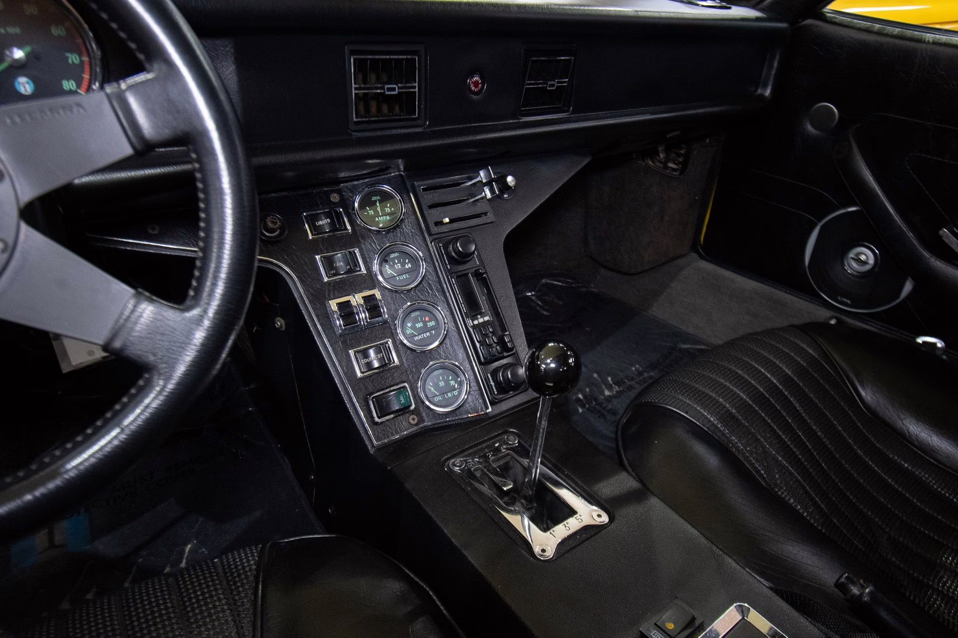 1974 Yellow De Tomaso Pantera