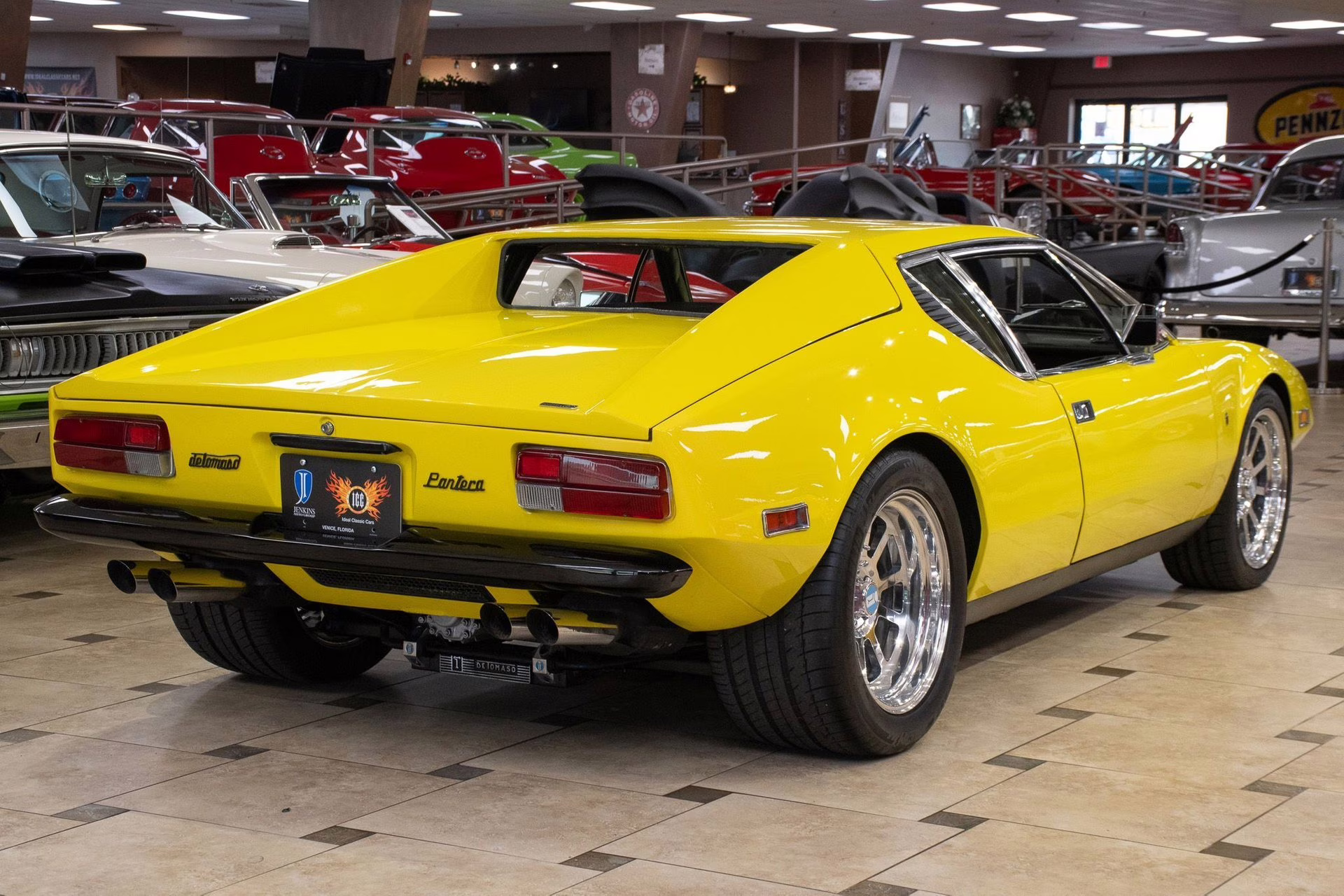 1974 Yellow De Tomaso Pantera
