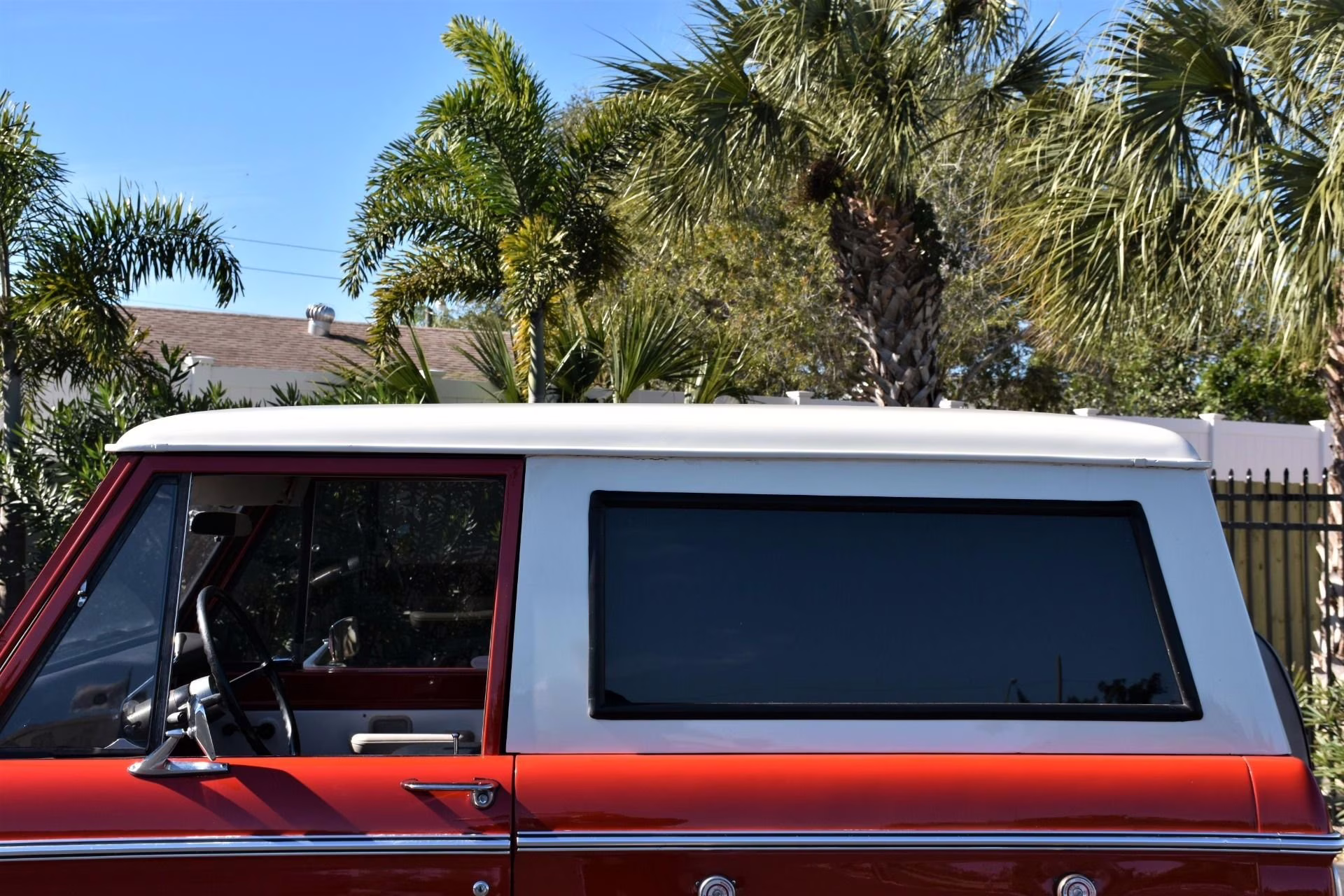 1974 Red and White Ford Bronco