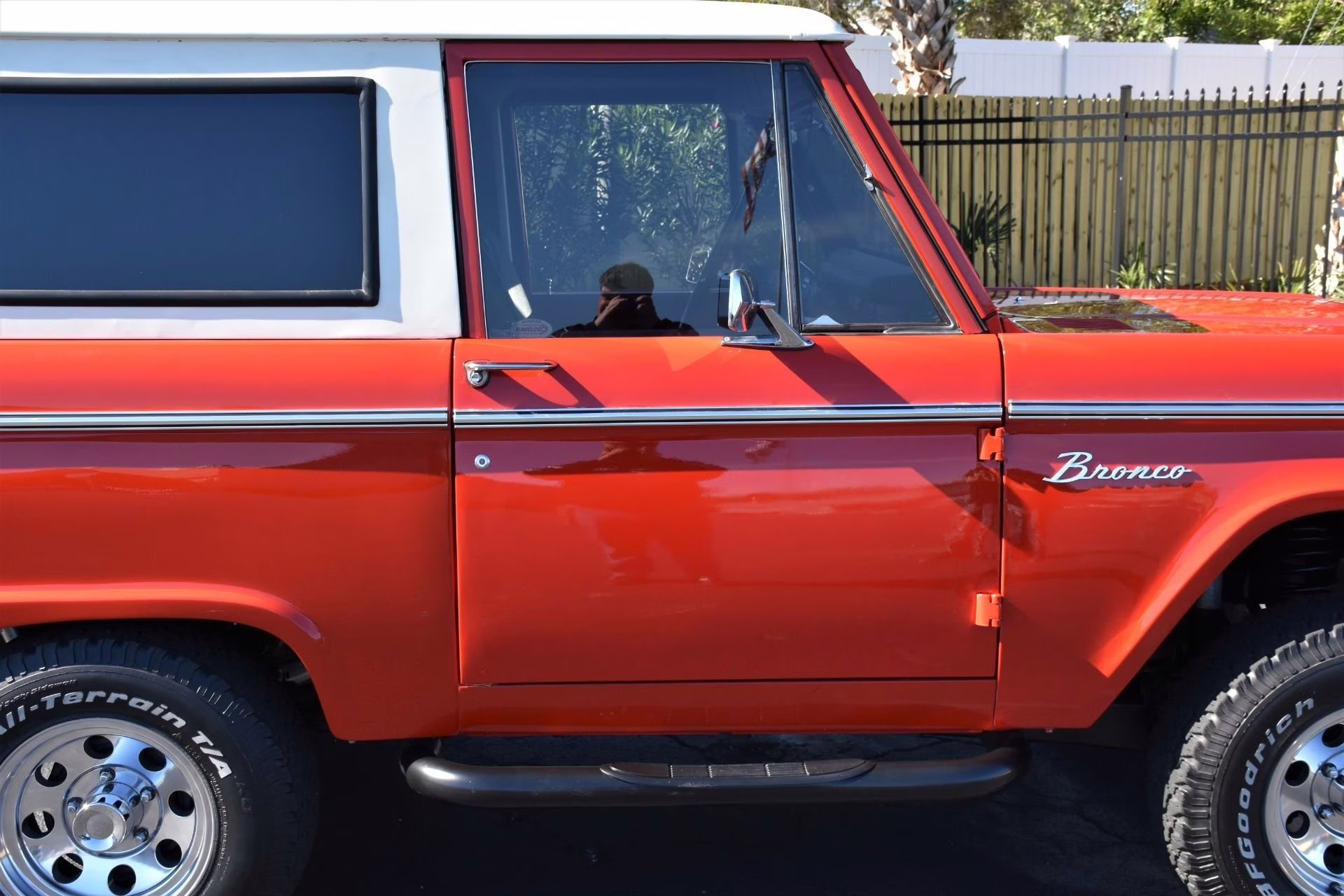 1974 Red and White Ford Bronco