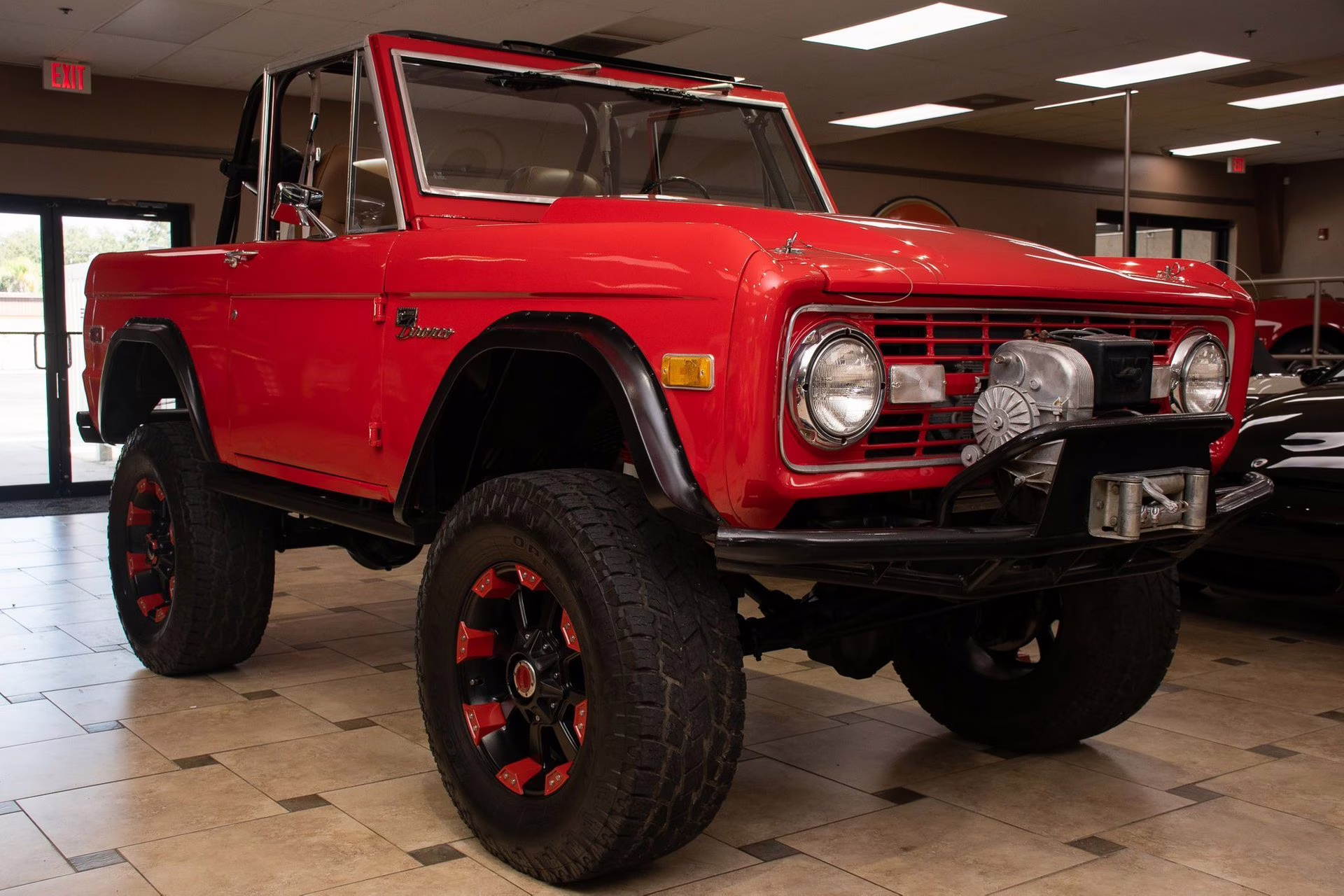 1975 Bright Red/White Ford Bronco