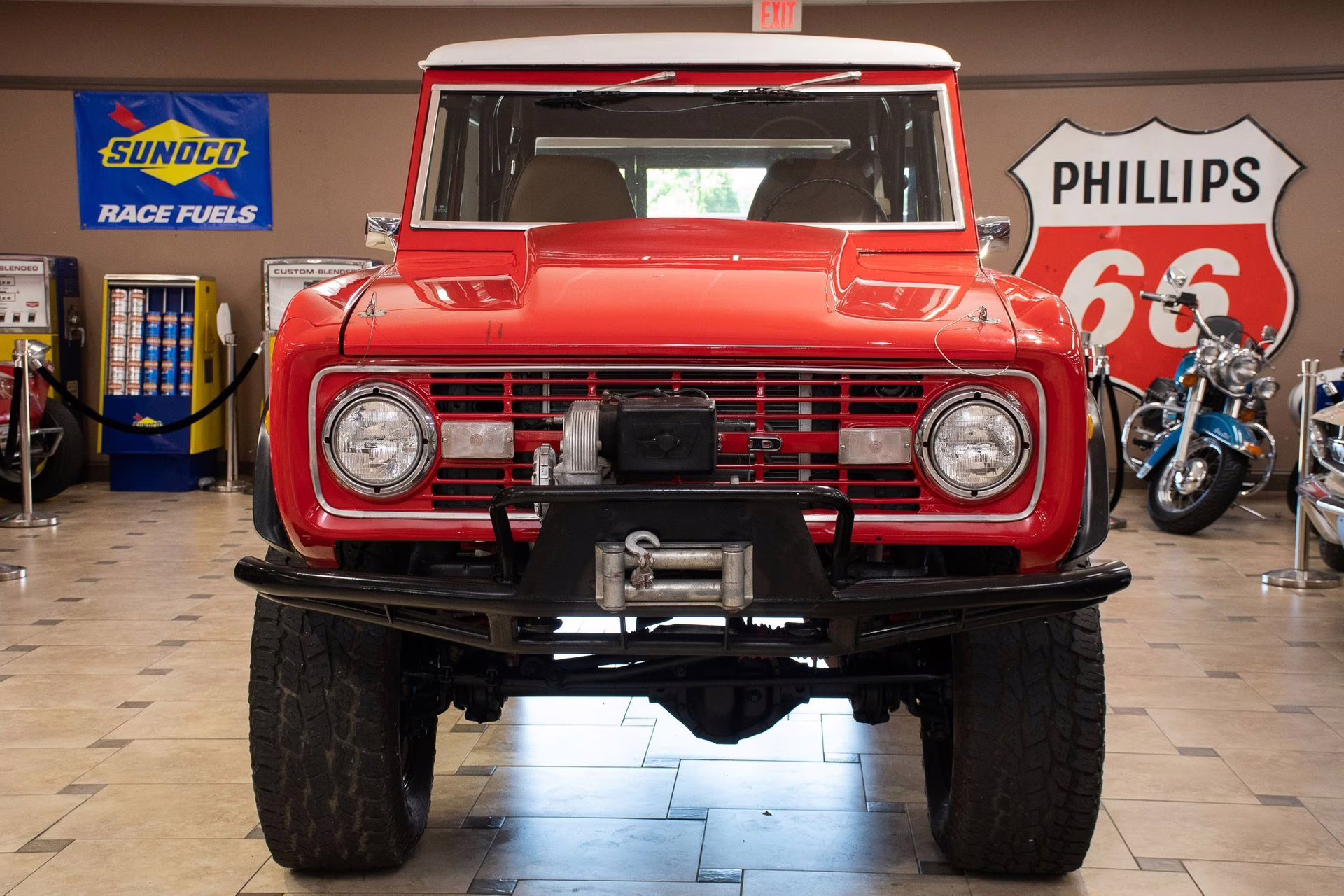 1975 Bright Red/White Ford Bronco