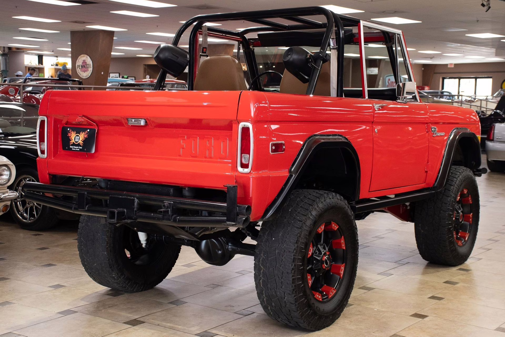 1975 Bright Red/White Ford Bronco