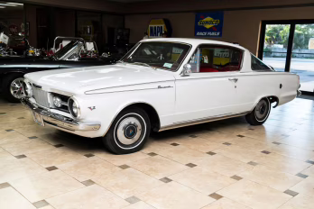 1964 White Plymouth Barracuda