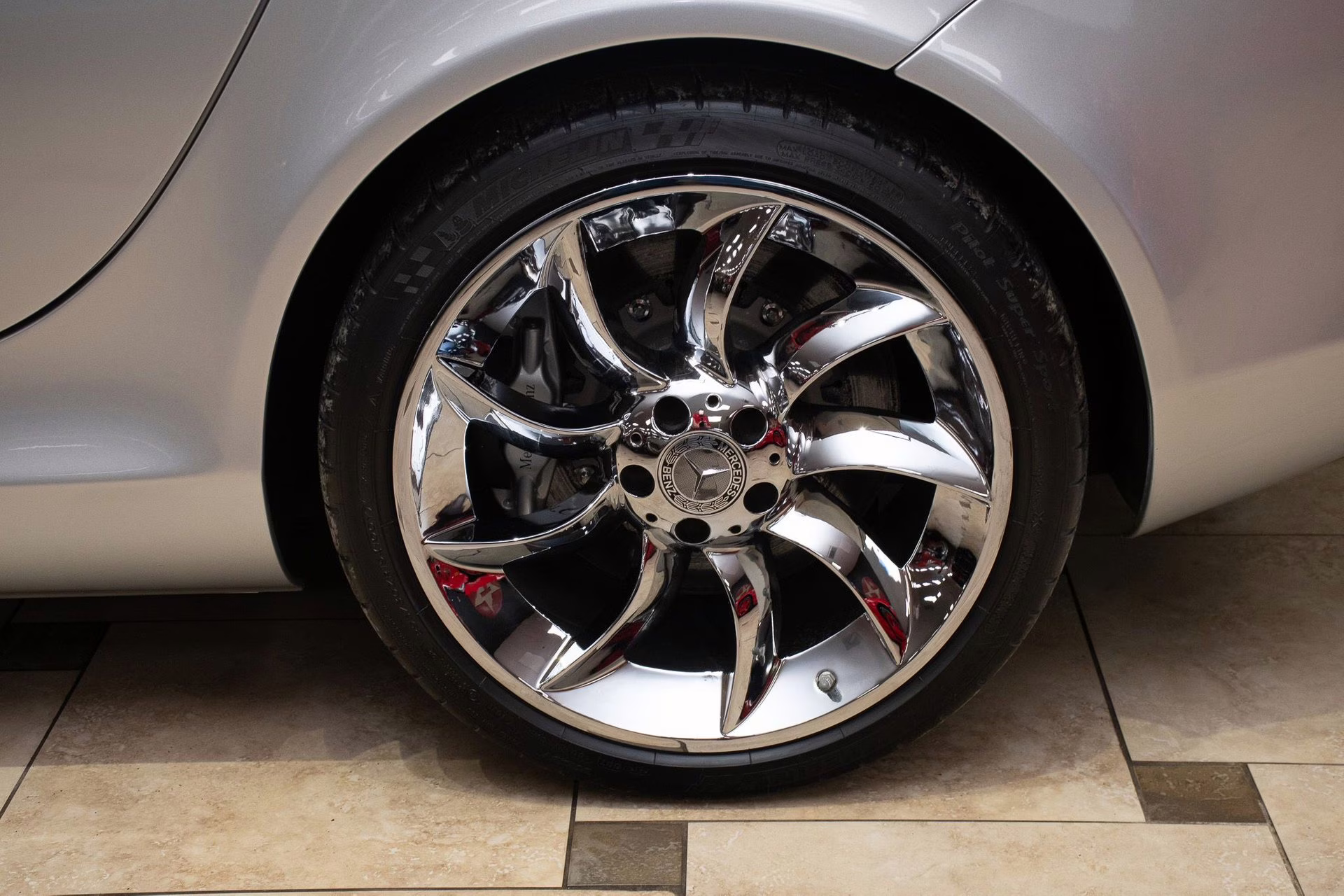 2005 Crystal Laurite Silver Mercedes-Benz SLR