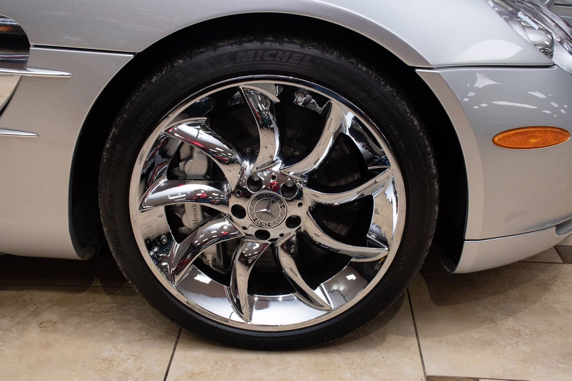 2005 Crystal Laurite Silver Mercedes-Benz SLR