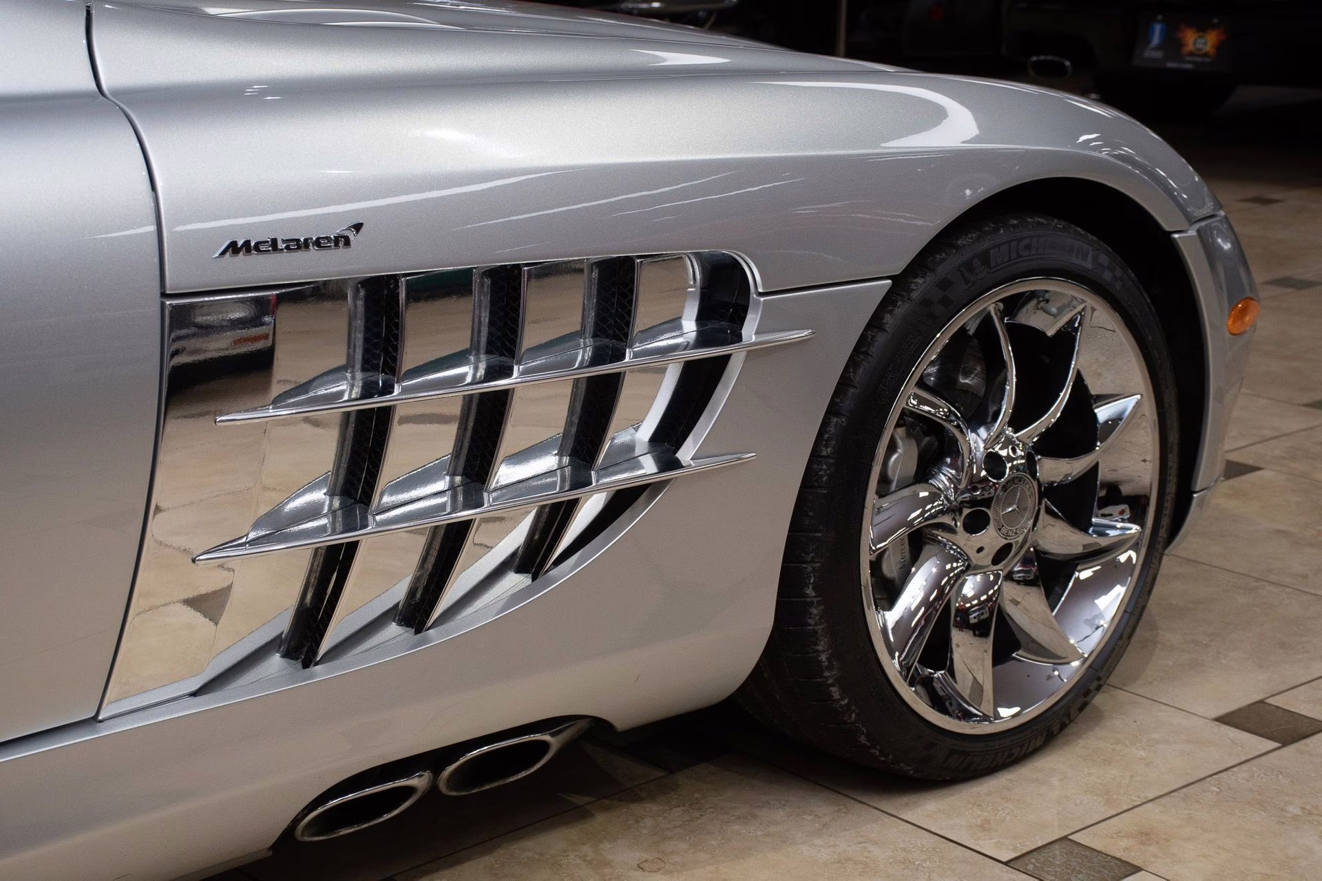 2005 Crystal Laurite Silver Mercedes-Benz SLR