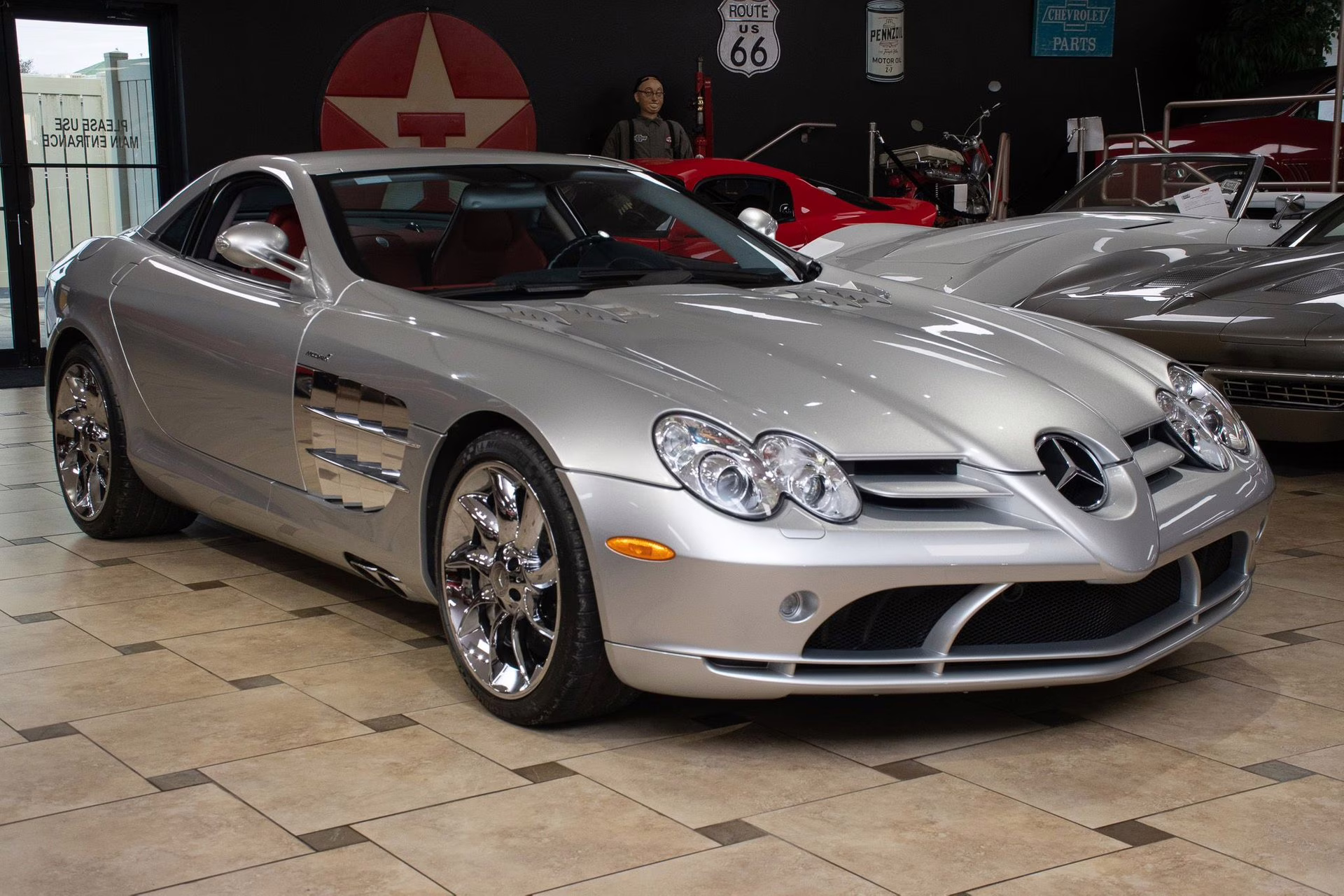 2005 Crystal Laurite Silver Mercedes-Benz SLR