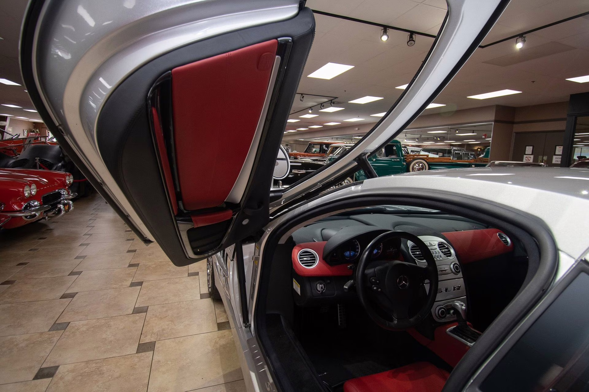 2005 Crystal Laurite Silver Mercedes-Benz SLR