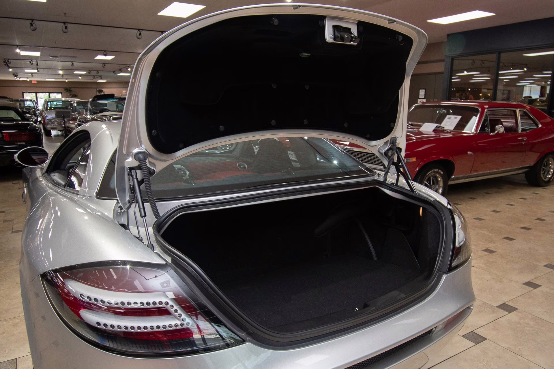 2005 Crystal Laurite Silver Mercedes-Benz SLR