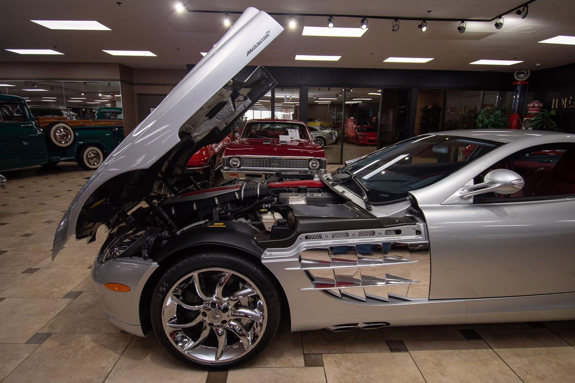 2005 Crystal Laurite Silver Mercedes-Benz SLR