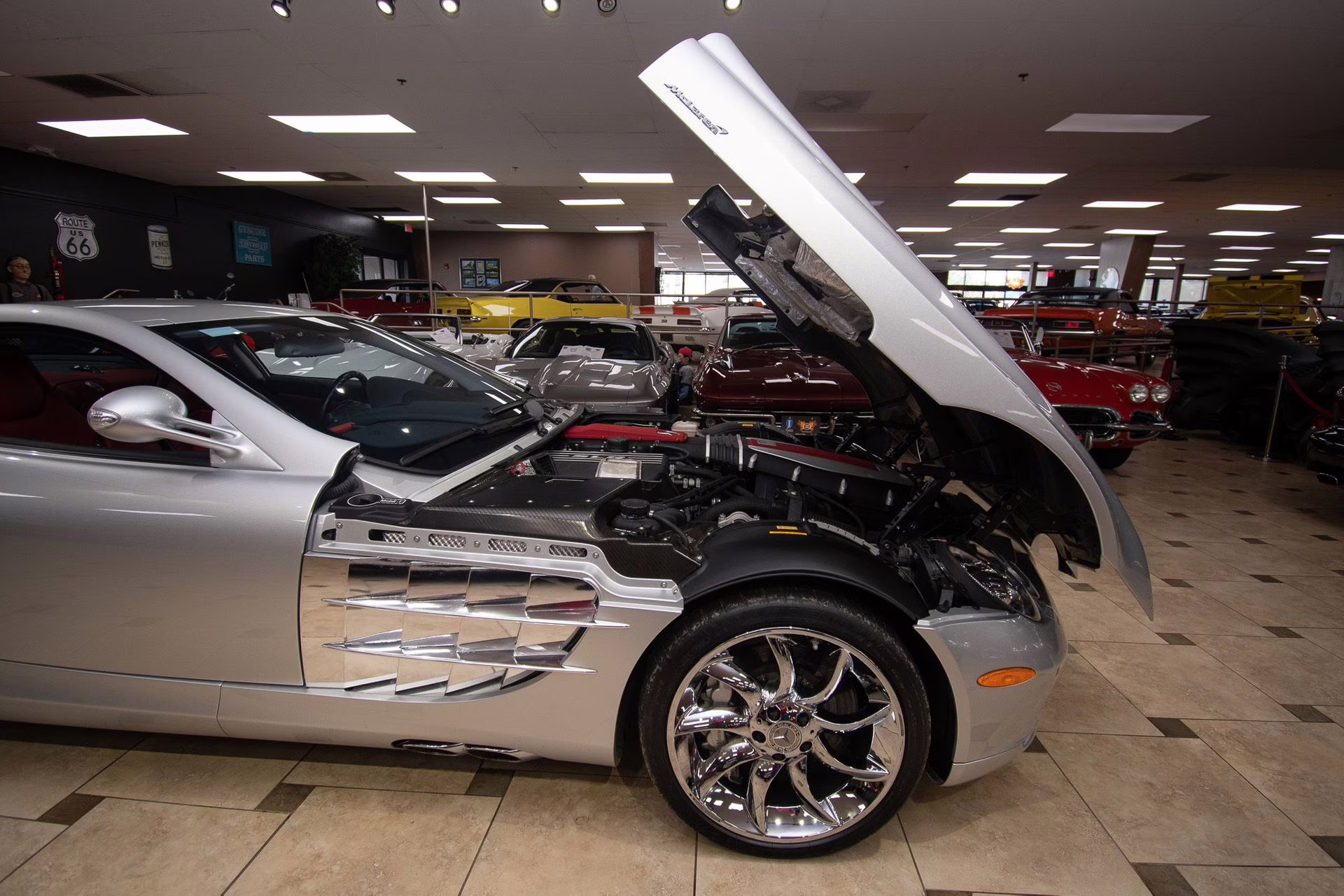 2005 Crystal Laurite Silver Mercedes-Benz SLR