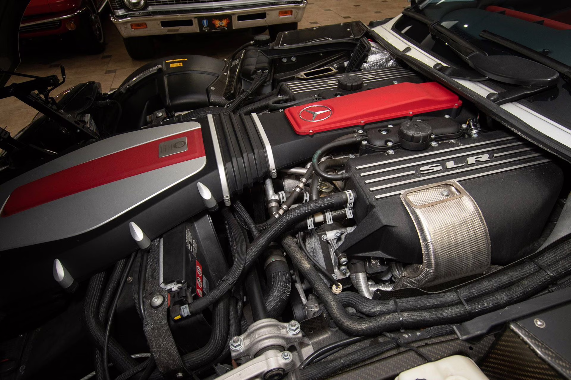 2005 Crystal Laurite Silver Mercedes-Benz SLR